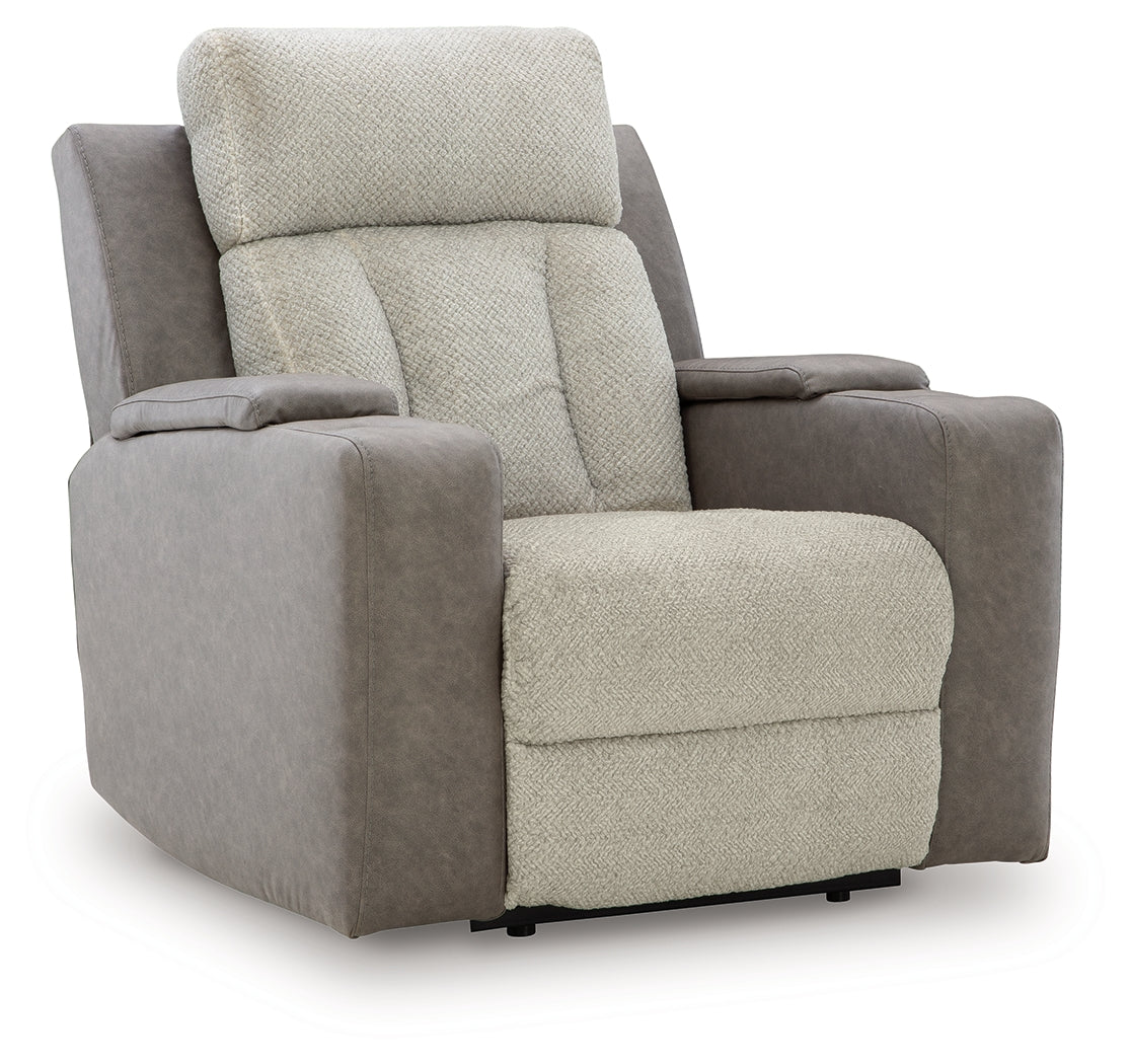 WhipLash Sisal Chenille Power Recliner - Image 2
