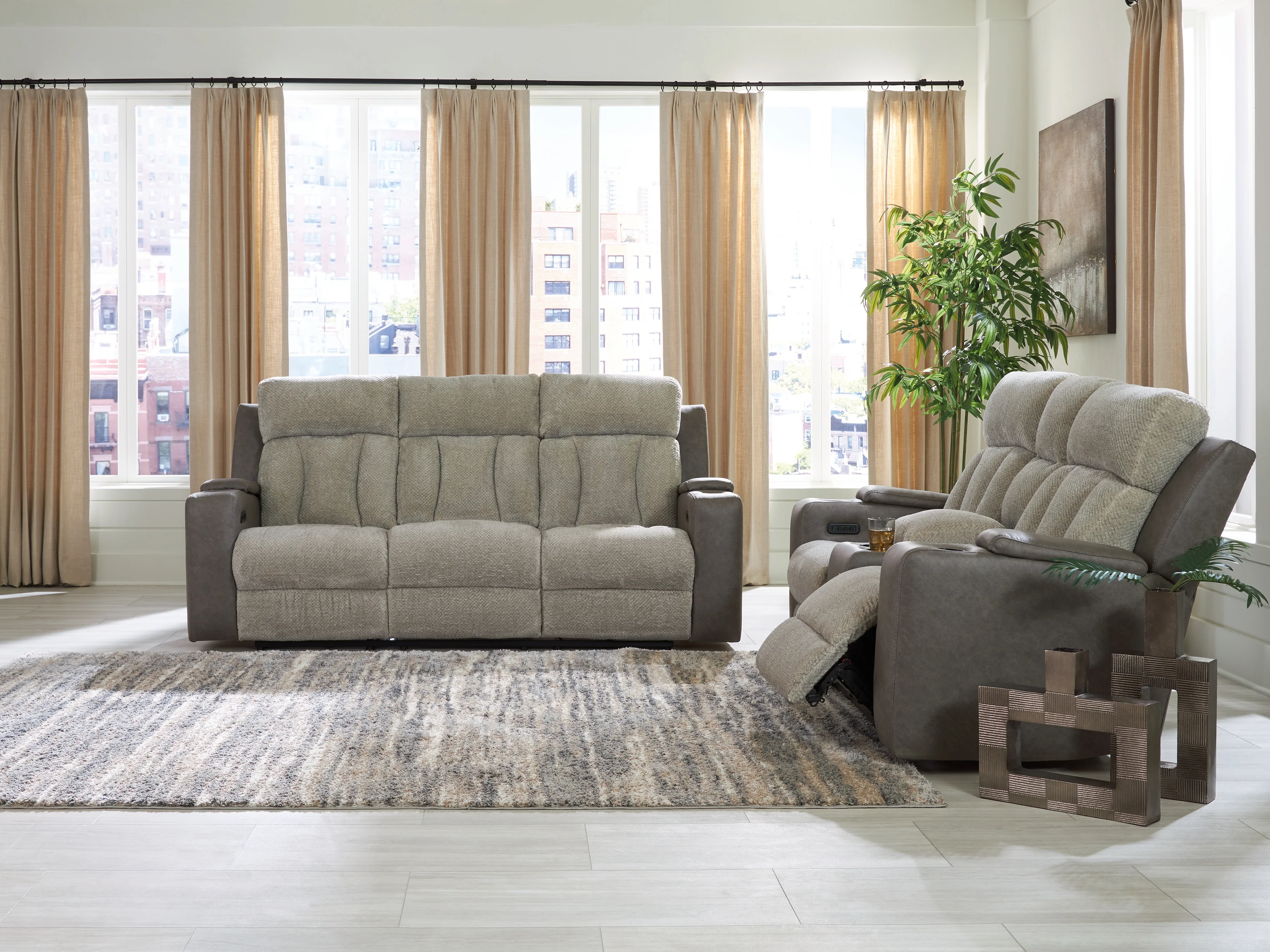 WhipLash Sisal Sofa and Loveseat - Image 2