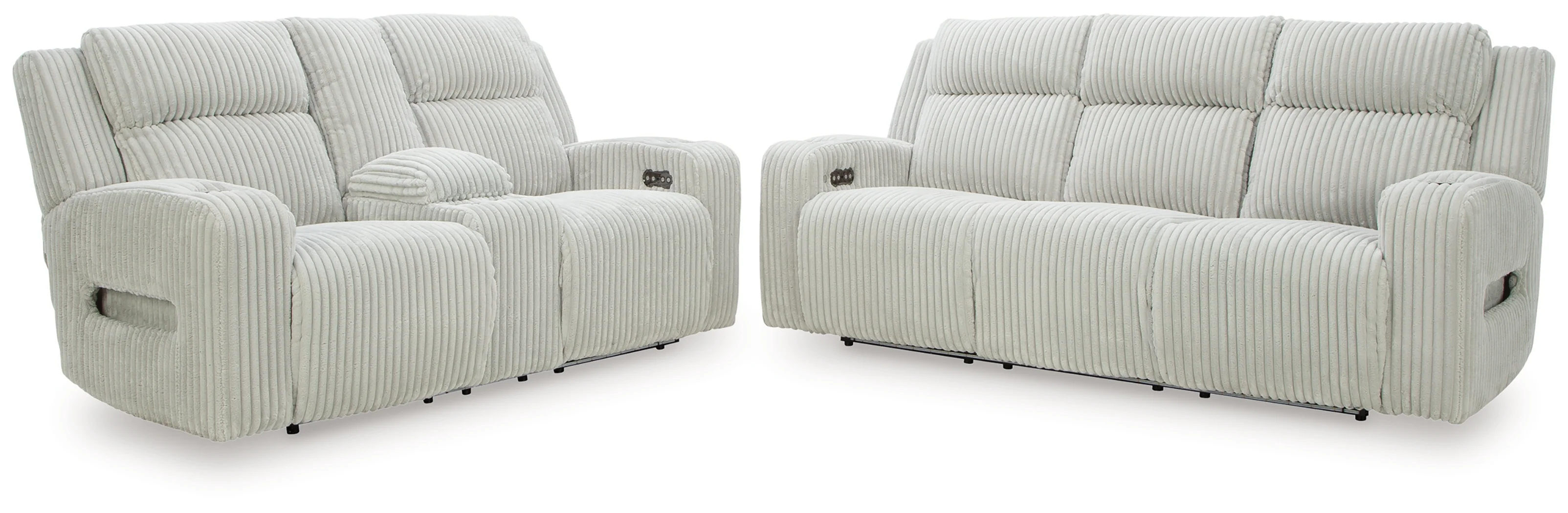 Forest Alloy Lake Sofa and Loveseat - Image 3