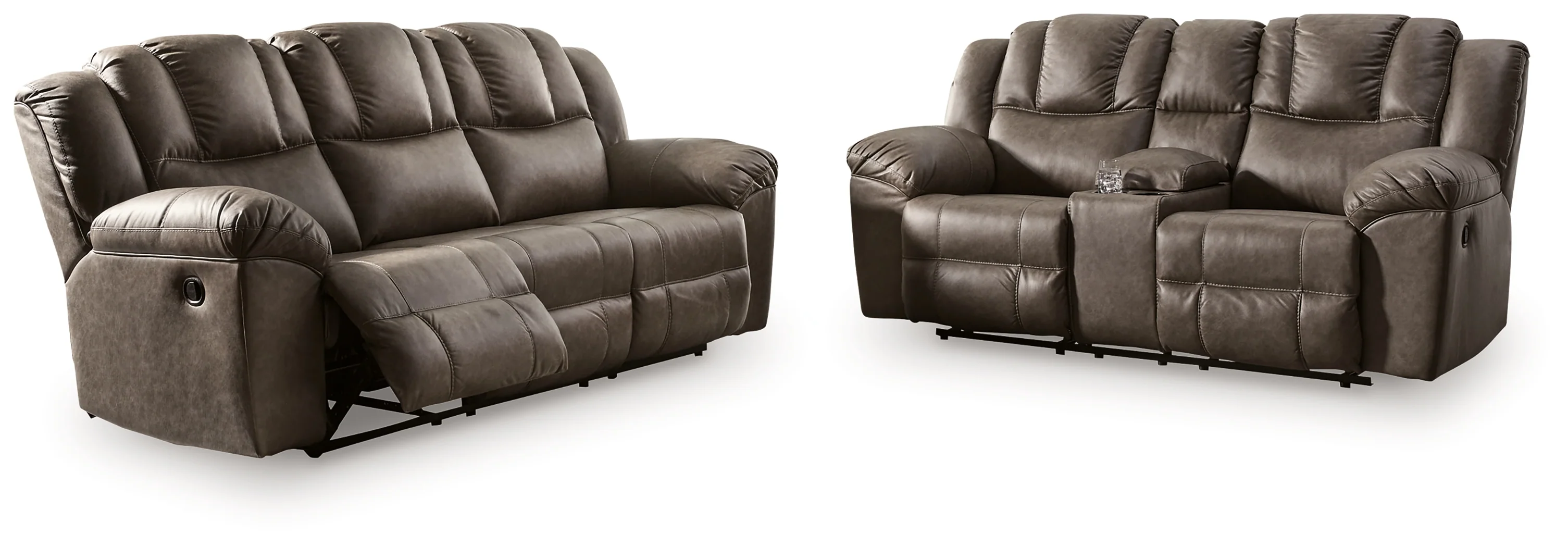 Lowilla Driftwood Sofa and Loveseat - Image 3