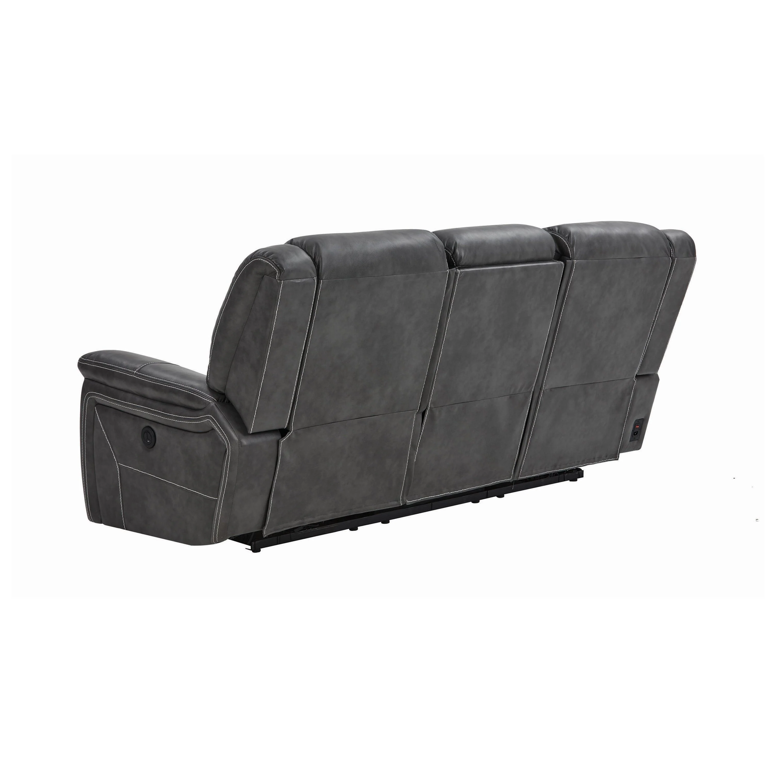 Conrad Upholstered Motion Sofa Cool Grey - Image 2