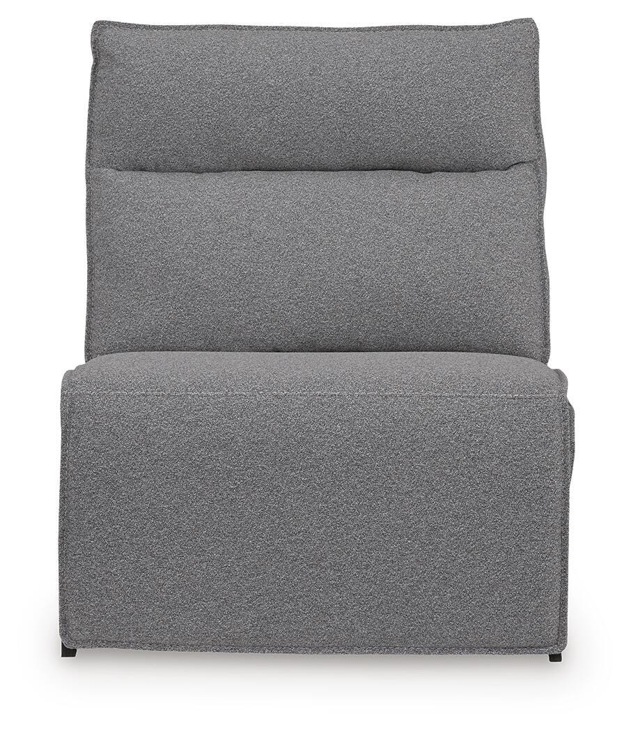 Modmax II Salt and Pepper 7-Piece Power Reclining Sectional with Audio Consoles - Image 2