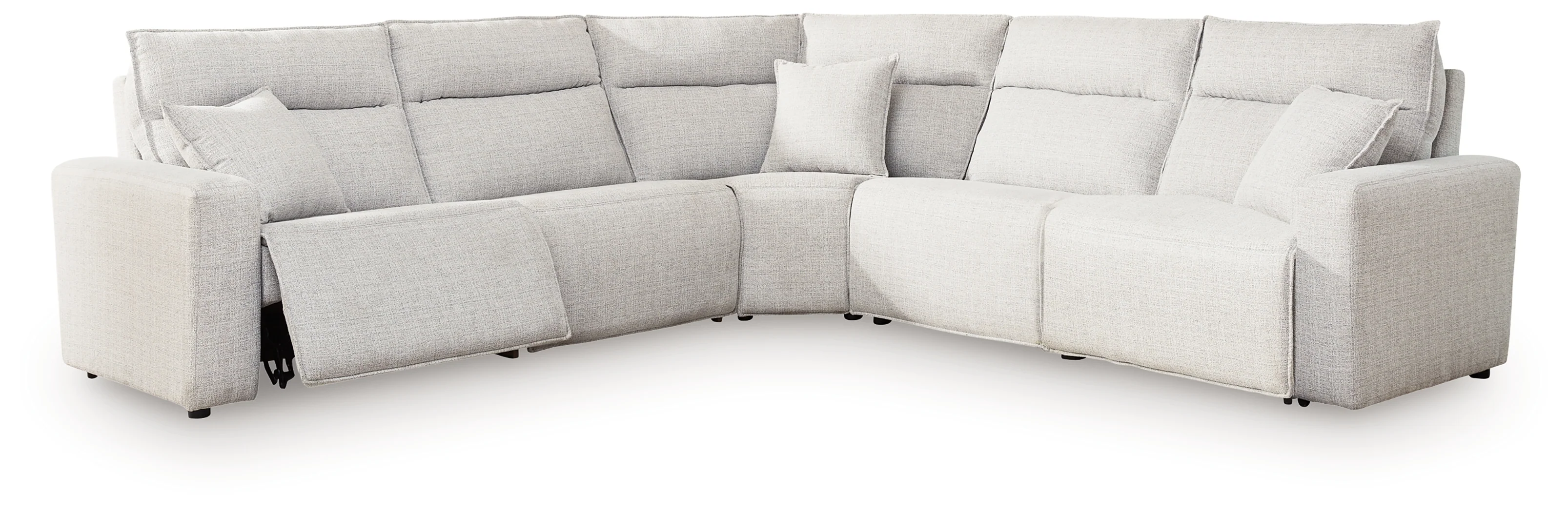 Modmax II Stone 5-Piece Power Reclining Sectional - Image 2