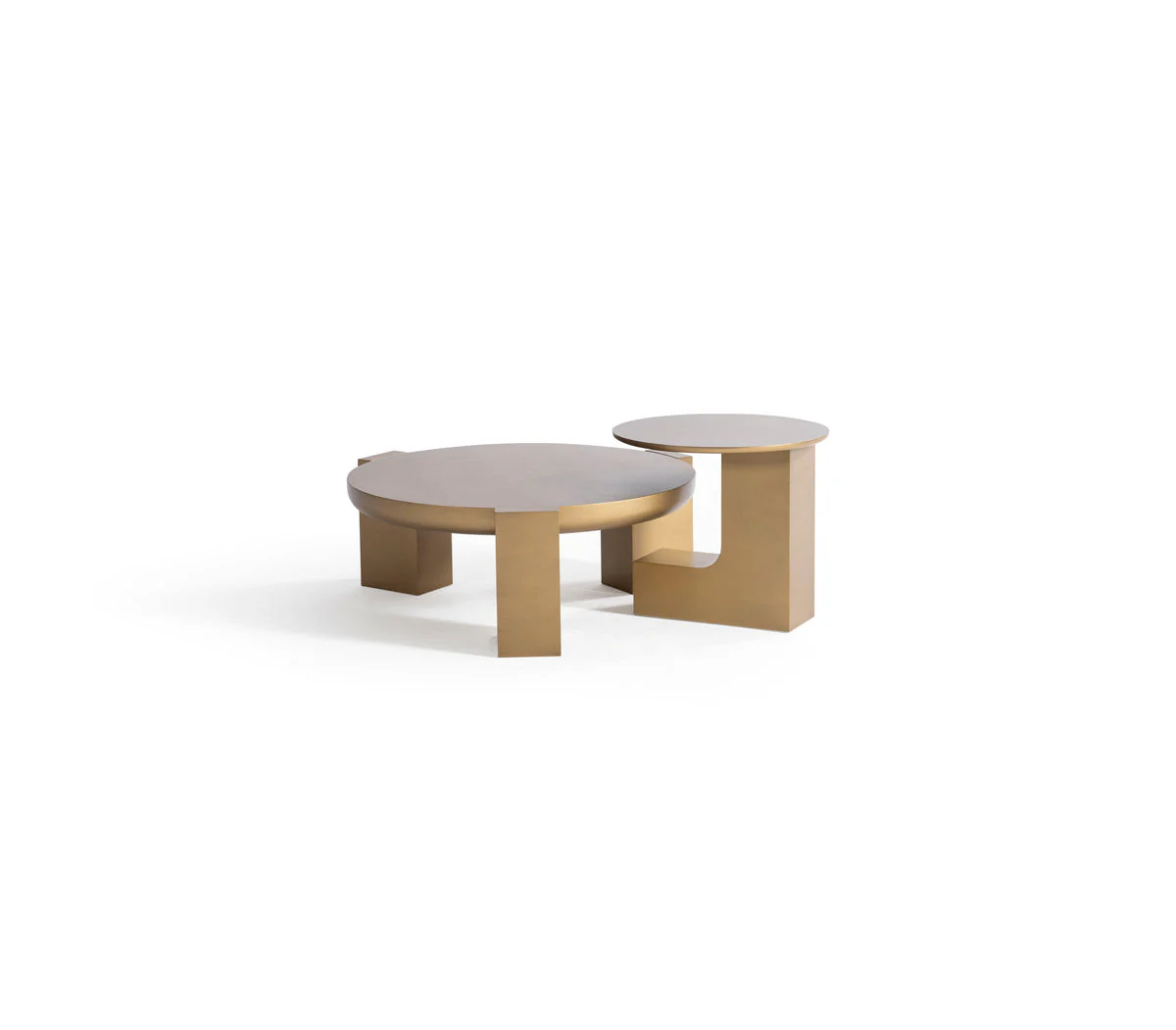 Jinna Gold Coffee with End Table - Image 3