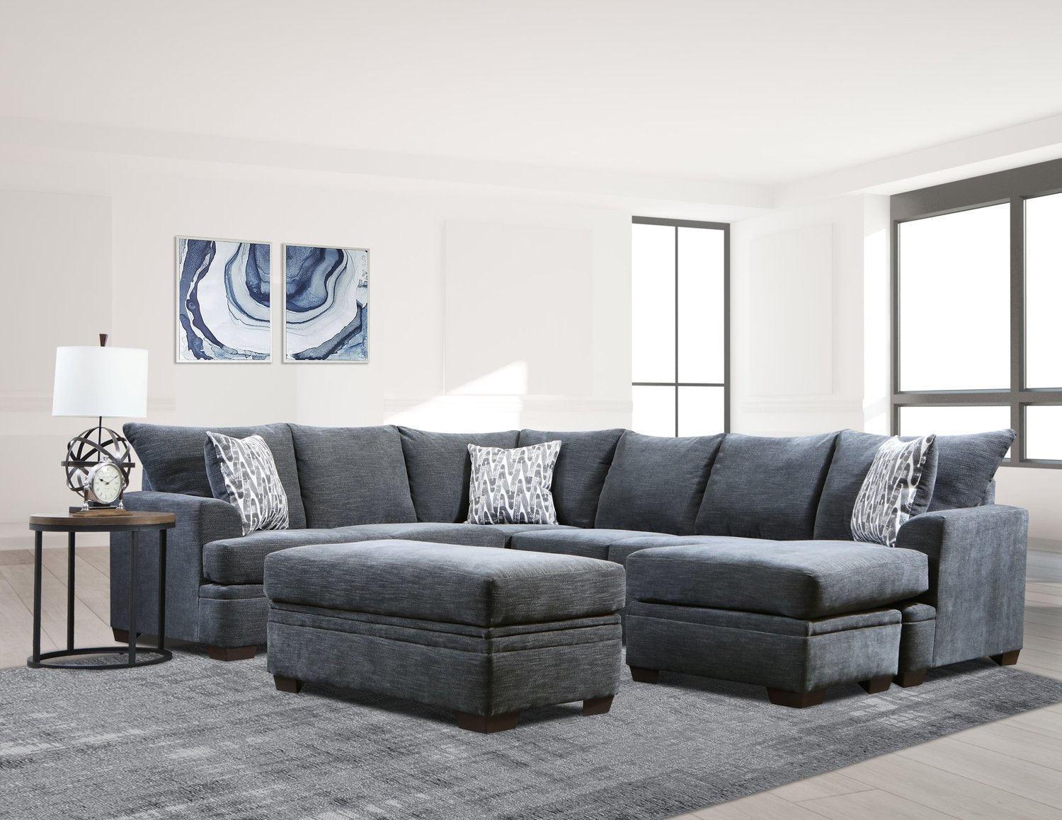 Versa Gray Sectional - Image 1