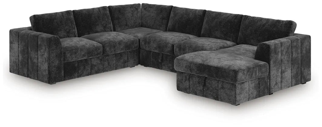 Armfield 4-Piece Sectional with Pop Up Sleeper and Chaise - Image 2