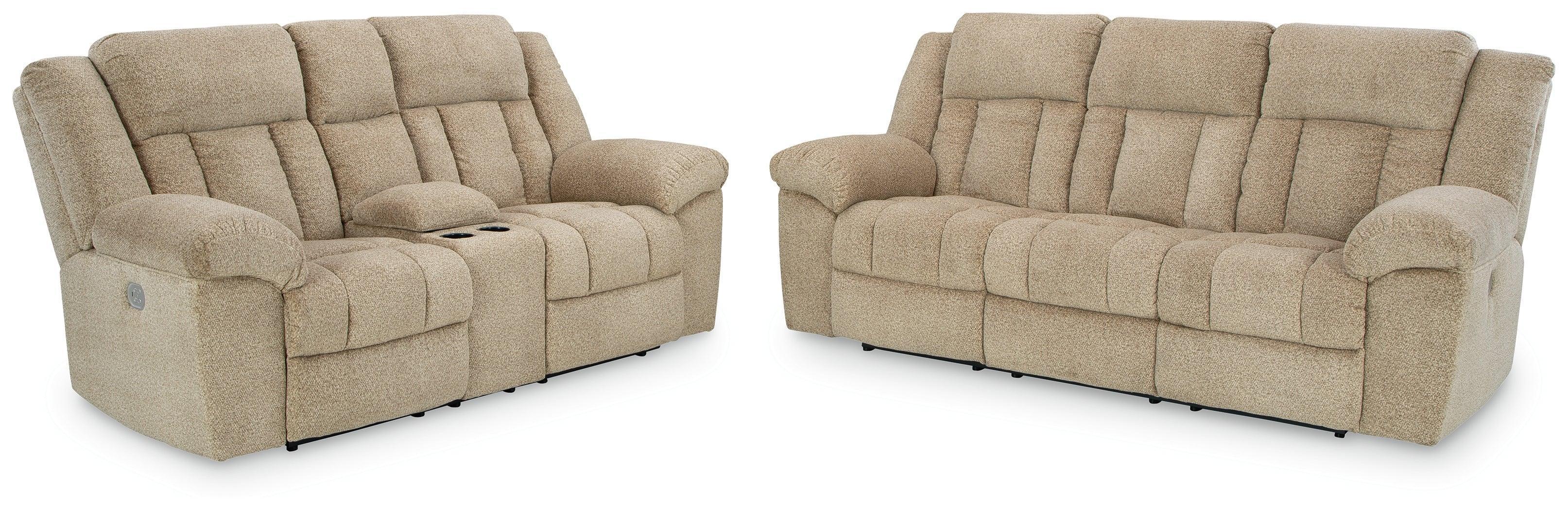Tip-off Wheat Sofa And Loveseat - Image 3