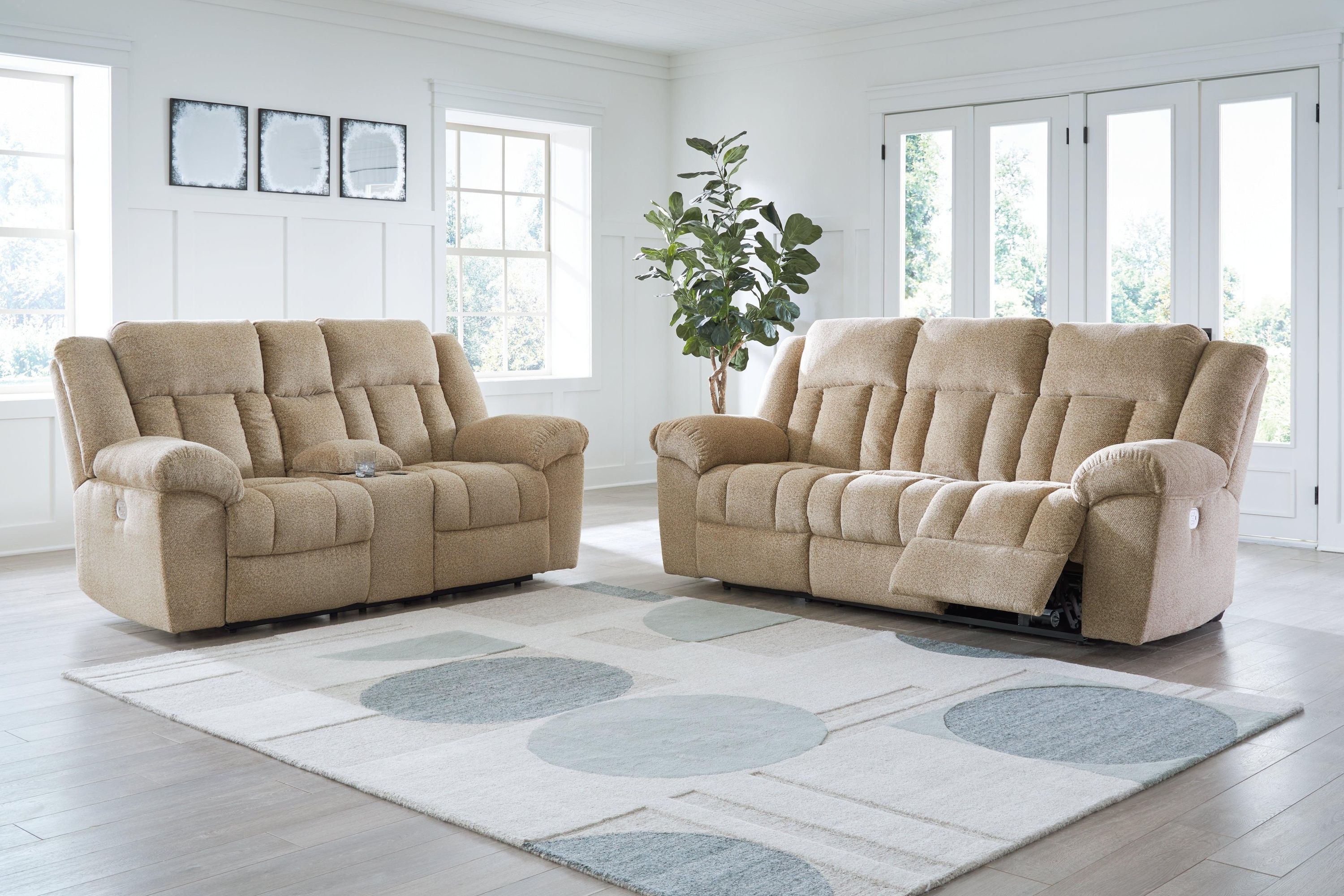 Tip-off Wheat Sofa And Loveseat - Image 2