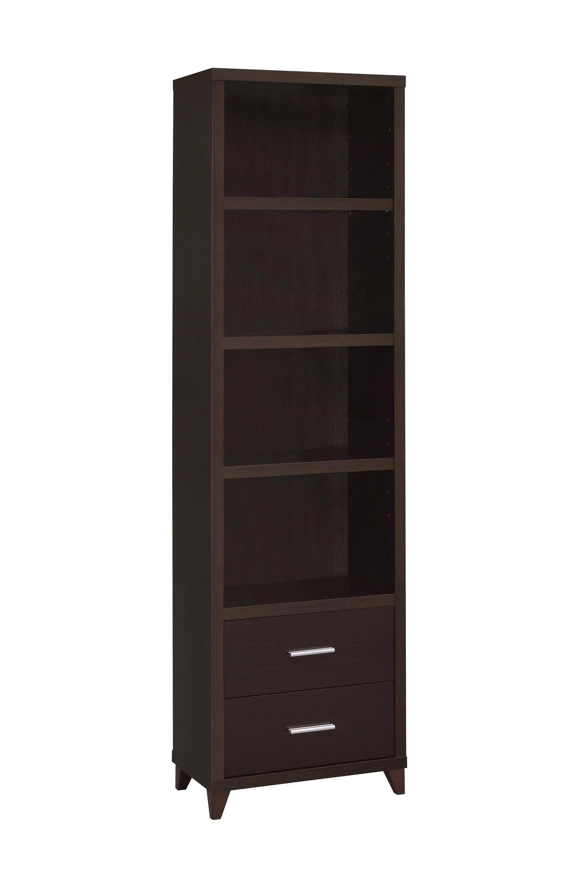 Lewes 2 Door TV Stand With Adjustable Shelves Cappuccino - Image 3