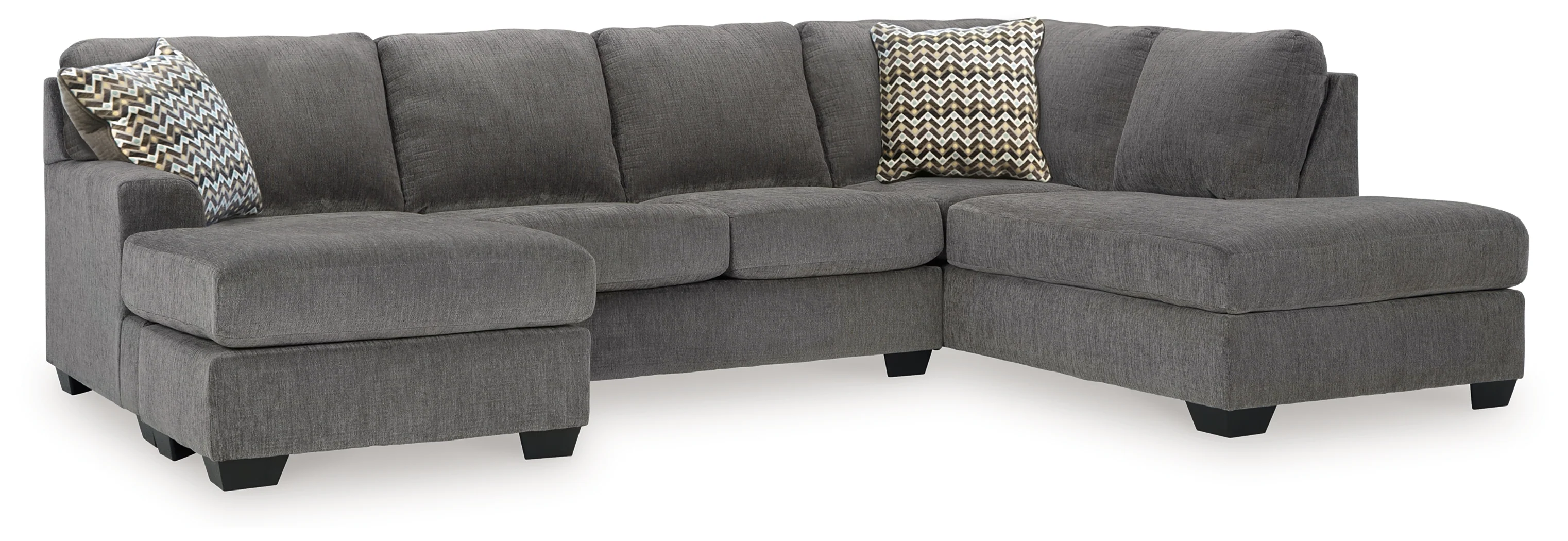 Riverfield Iron 2-Piece Sectional with Chaise - Image 2