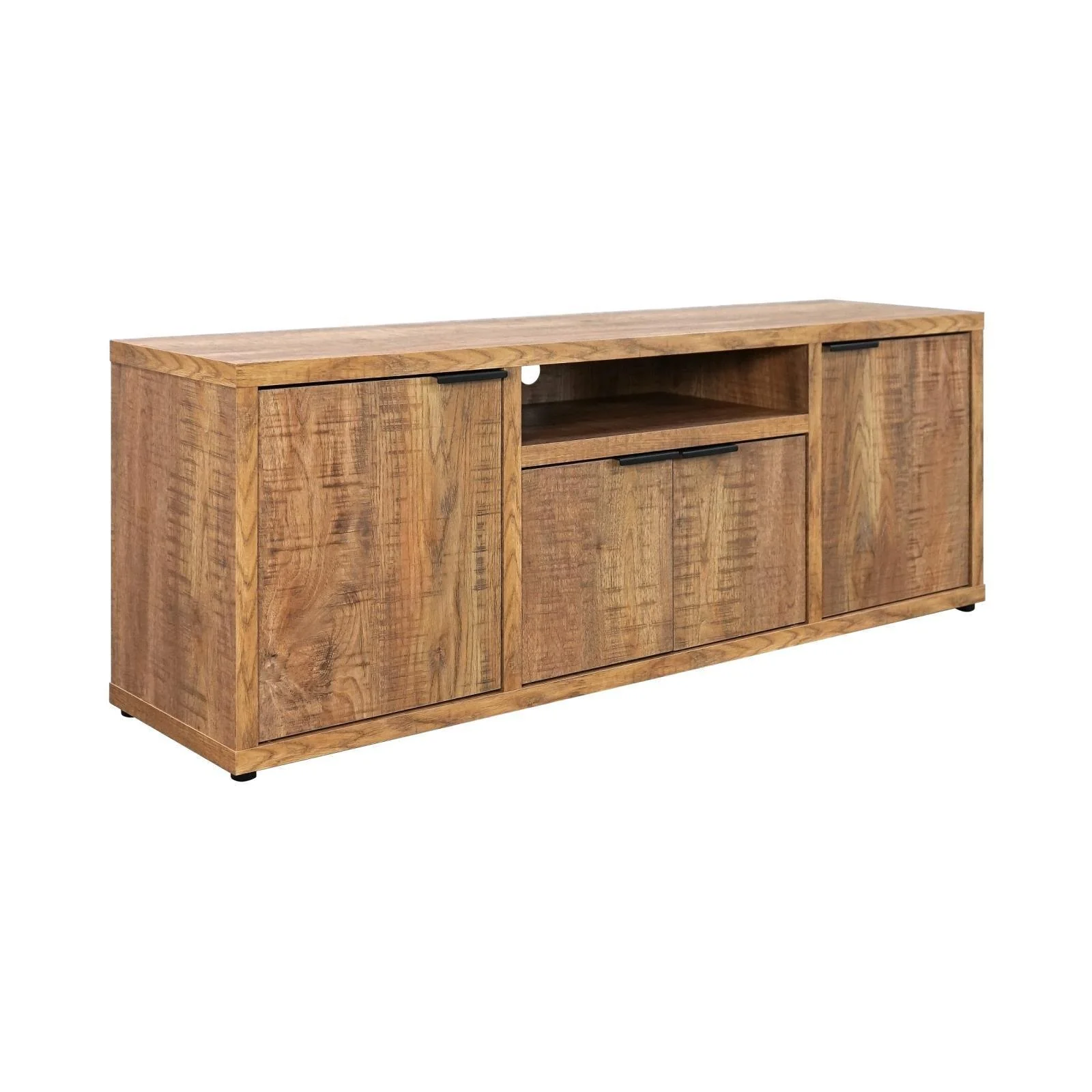 Tabby 4-door Wood 60″ TV Stand Mango - Image 1