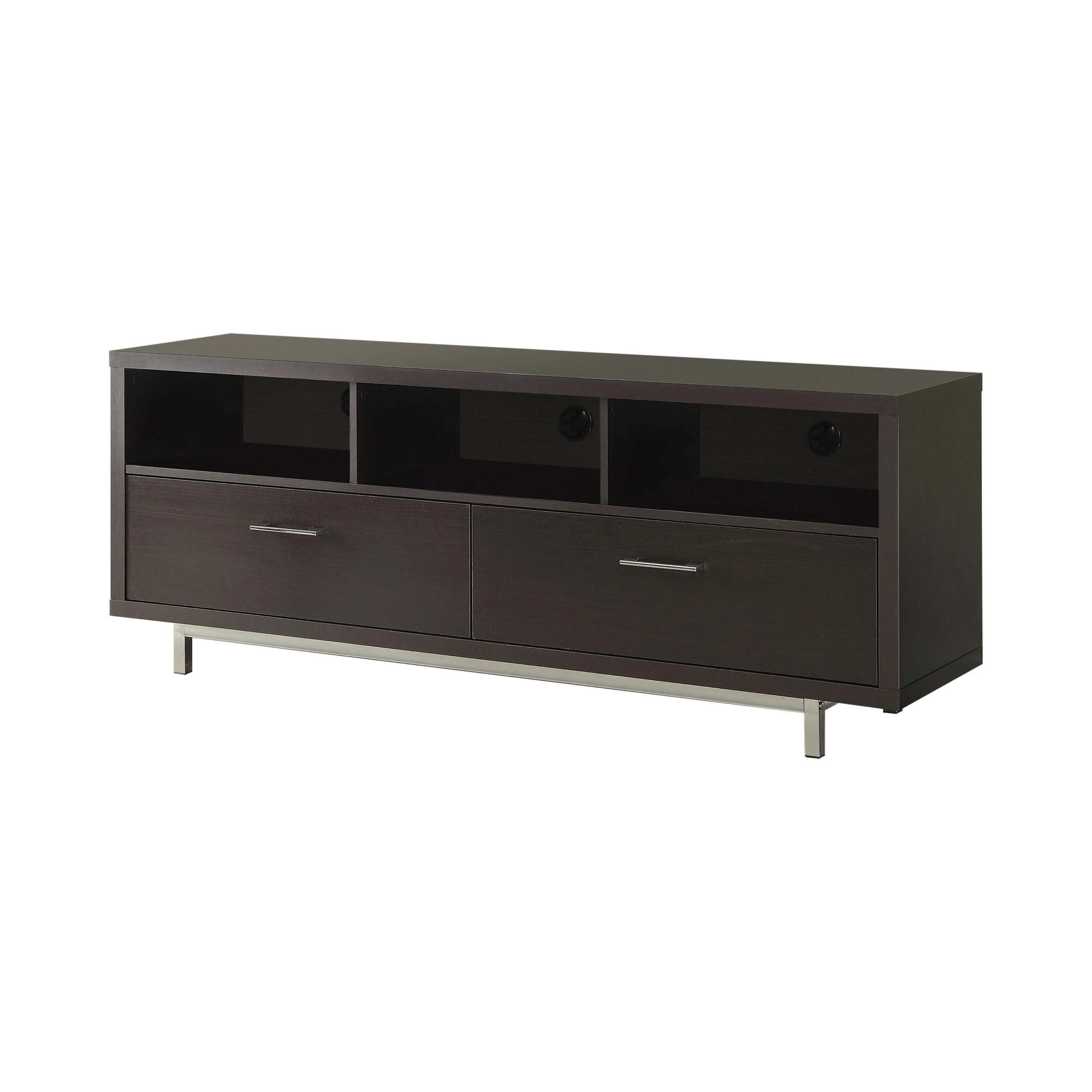 Casey 2 Drawer Rectangular TV Console Cappuccino - Image 2