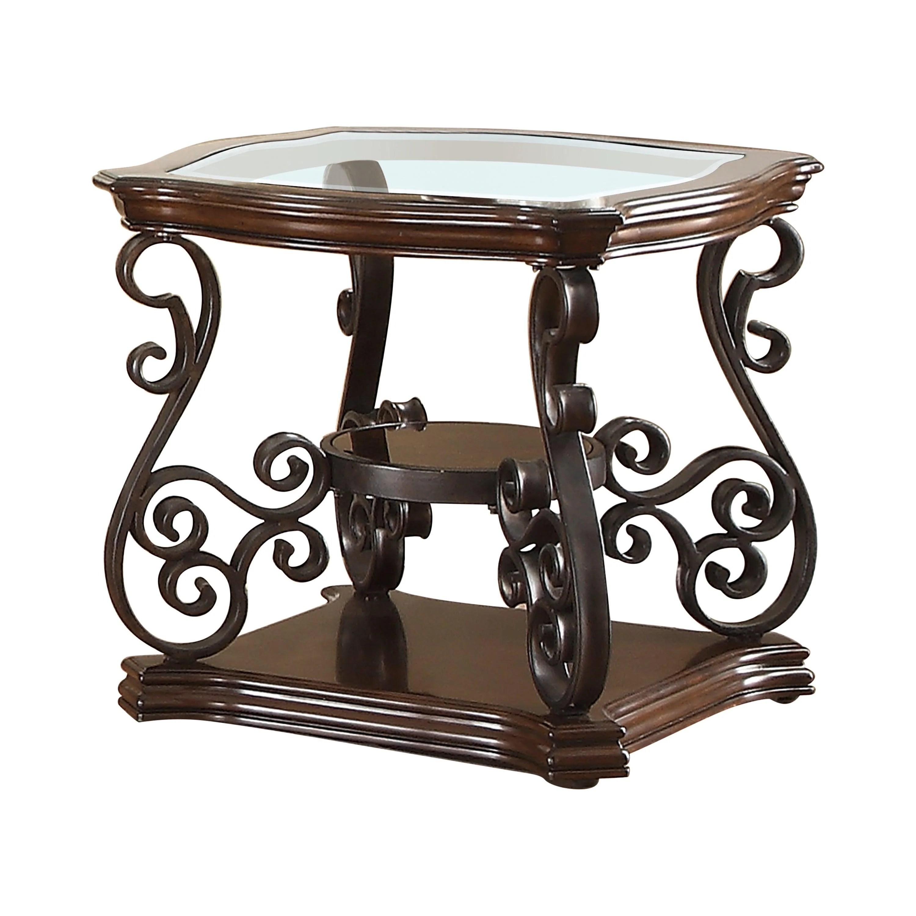 Laney End Table Deep Merlot Clear - Image 3