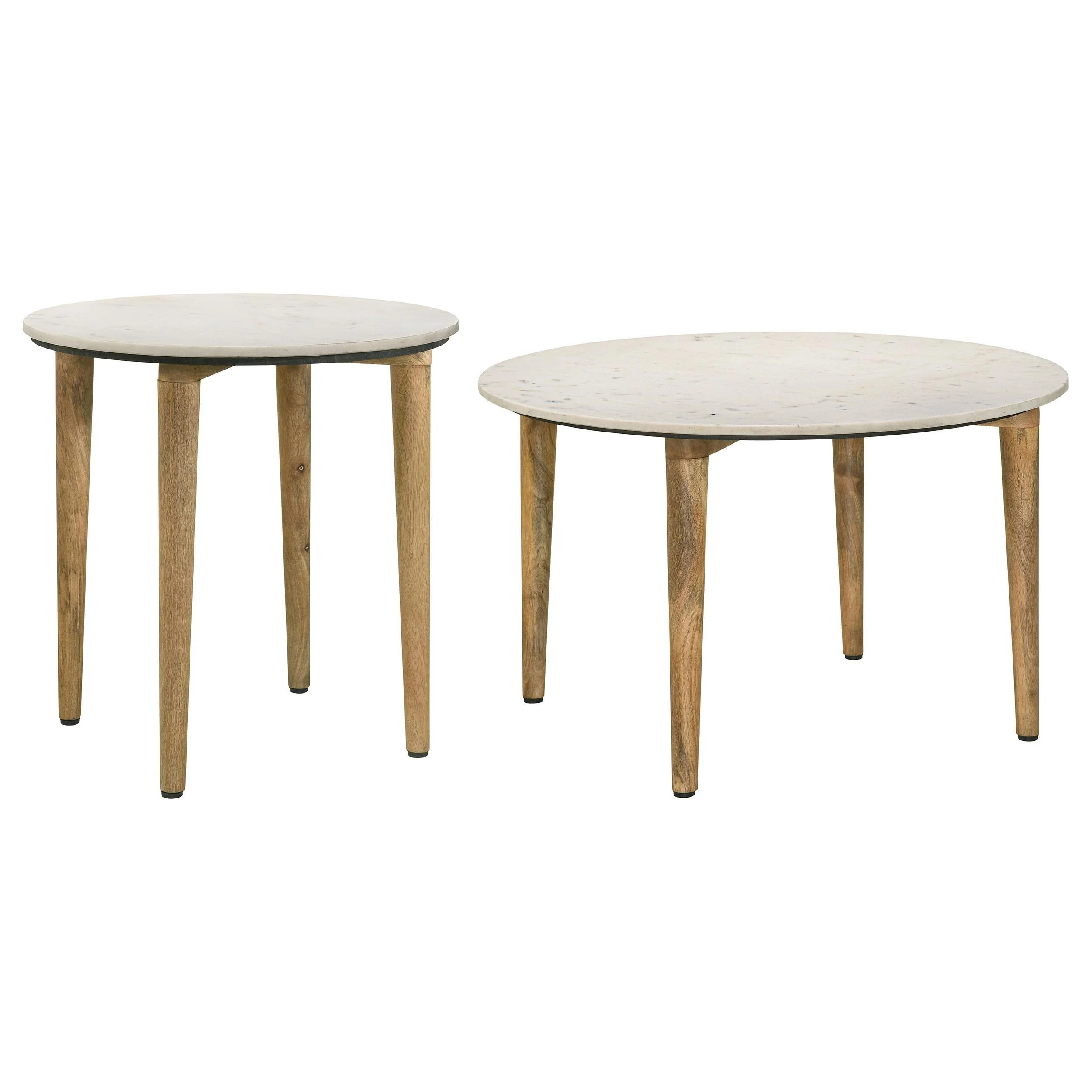 Aldis 2-piece Coffee and End Table Set White - Image 2
