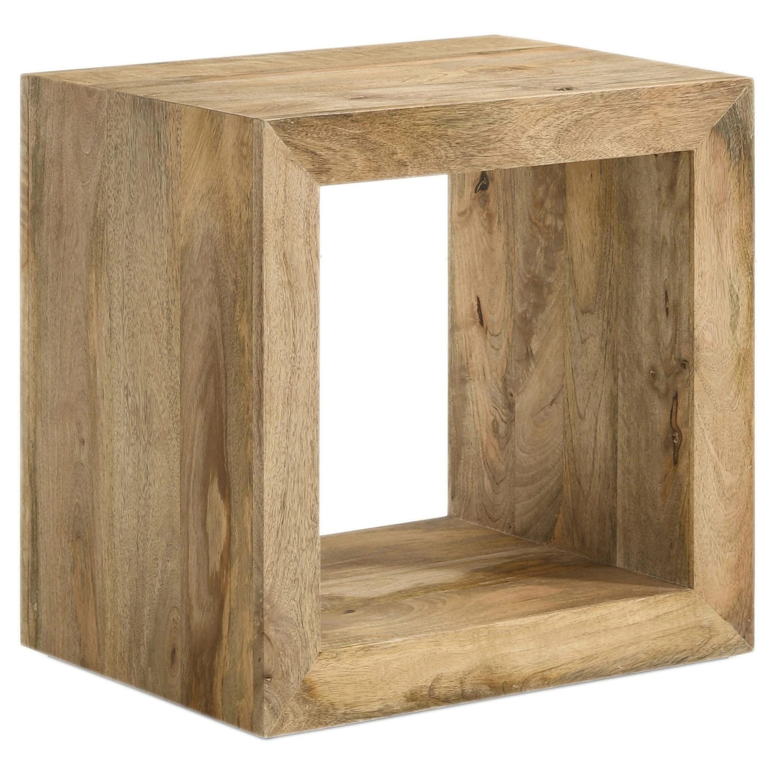 Benton 2-piece Solid Mango Coffee and End Table Set Natural - Image 3
