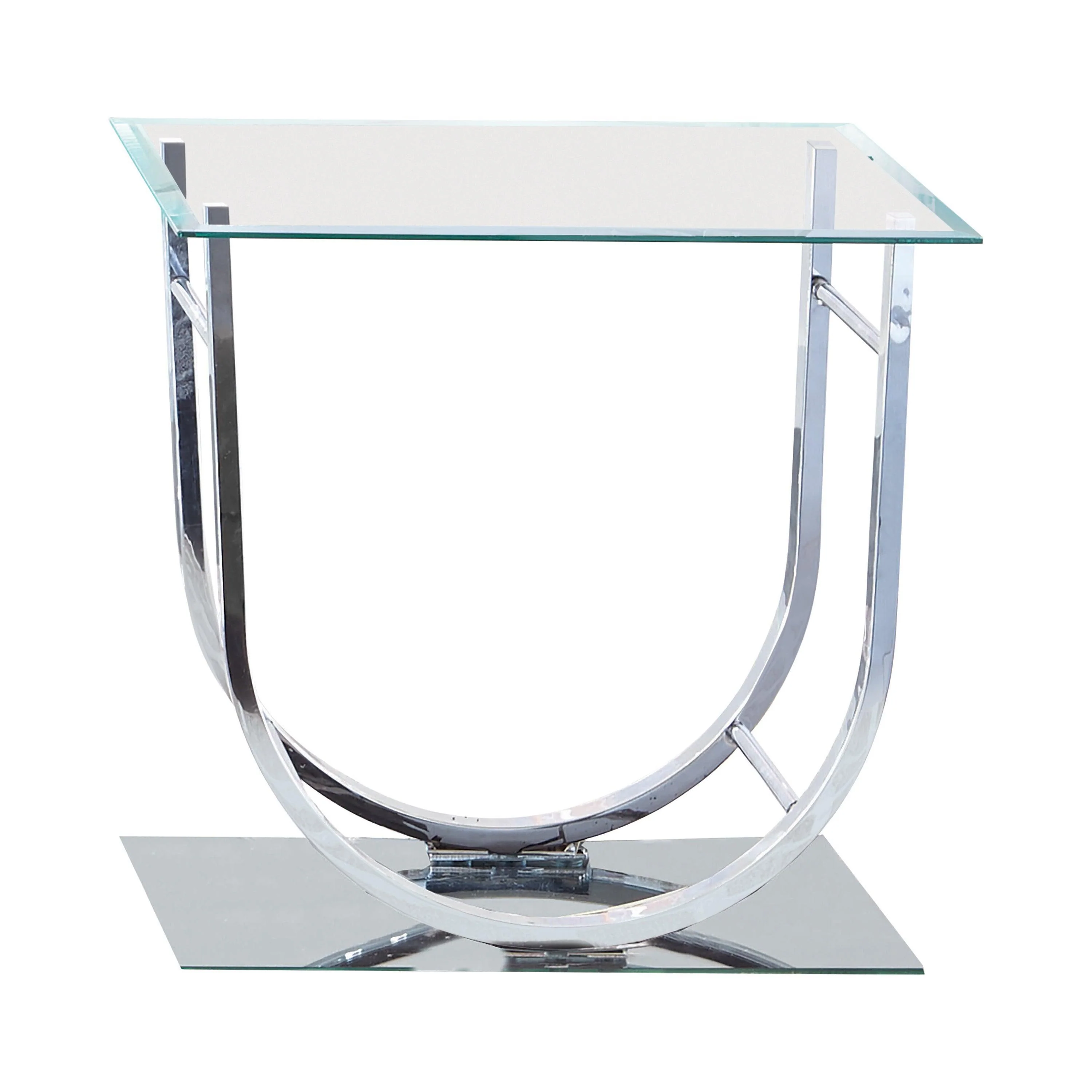 Danville U shaped End Table Chrome - Image 3