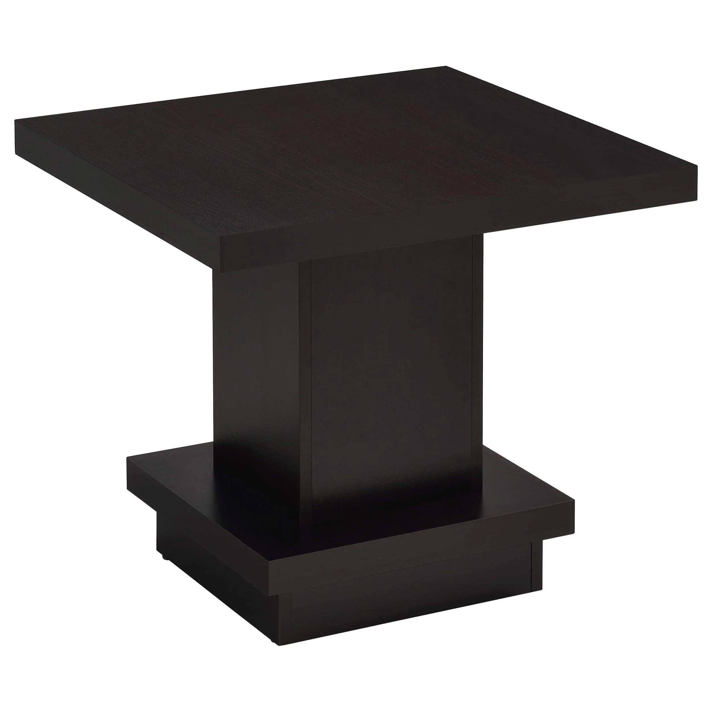 Reston 3-piece Square Coffee and End Table Set Cappuccino - Image 3