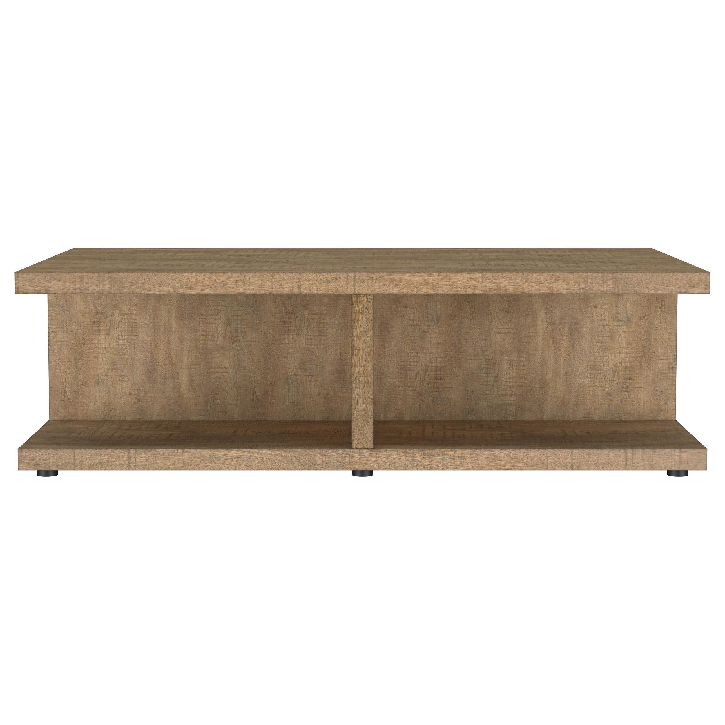 Cortona Square Engineered Wood Cocktail Coffee Table Mango - Image 3