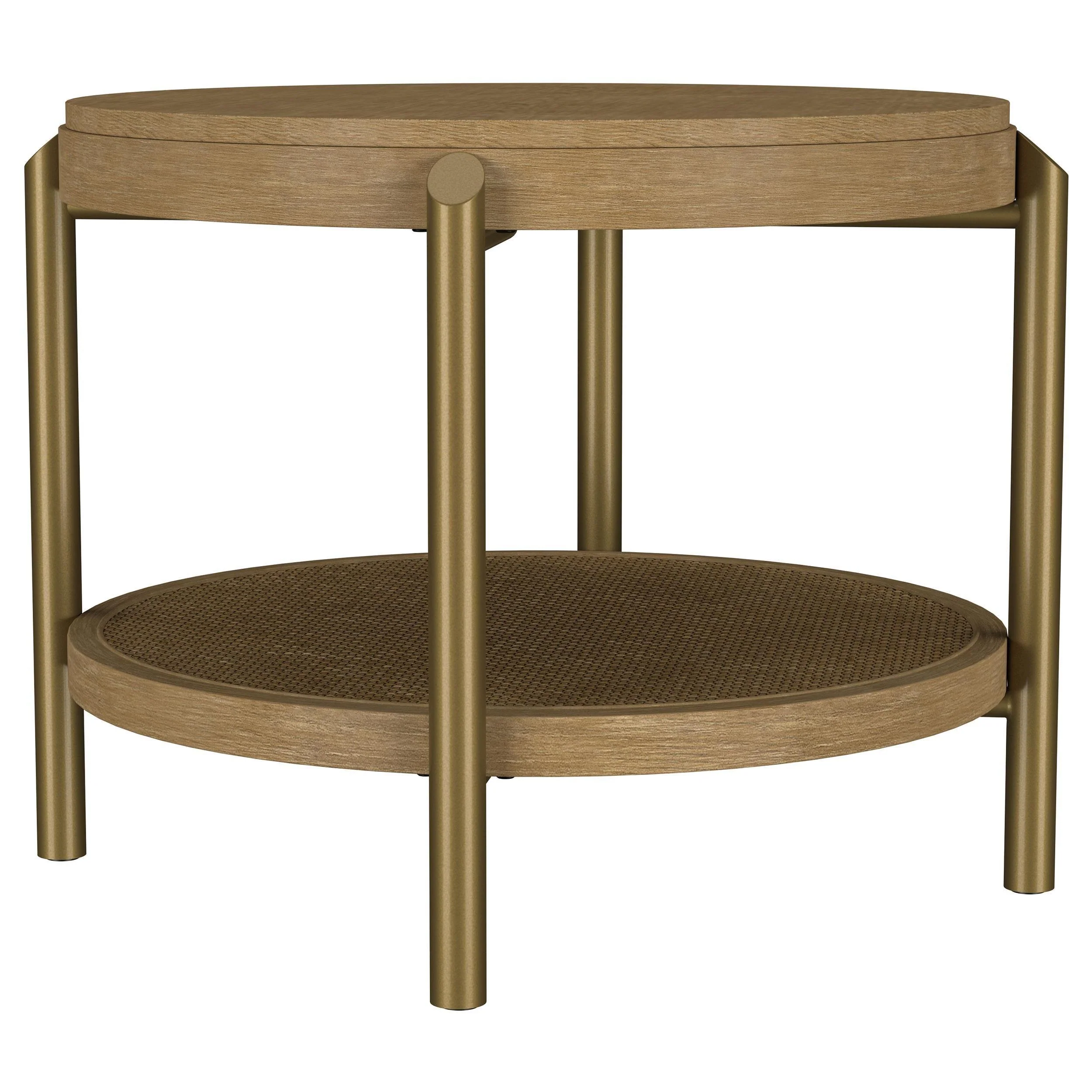 Arini 2-piece Round Coffee and End Table Set Sand Wash - Image 3