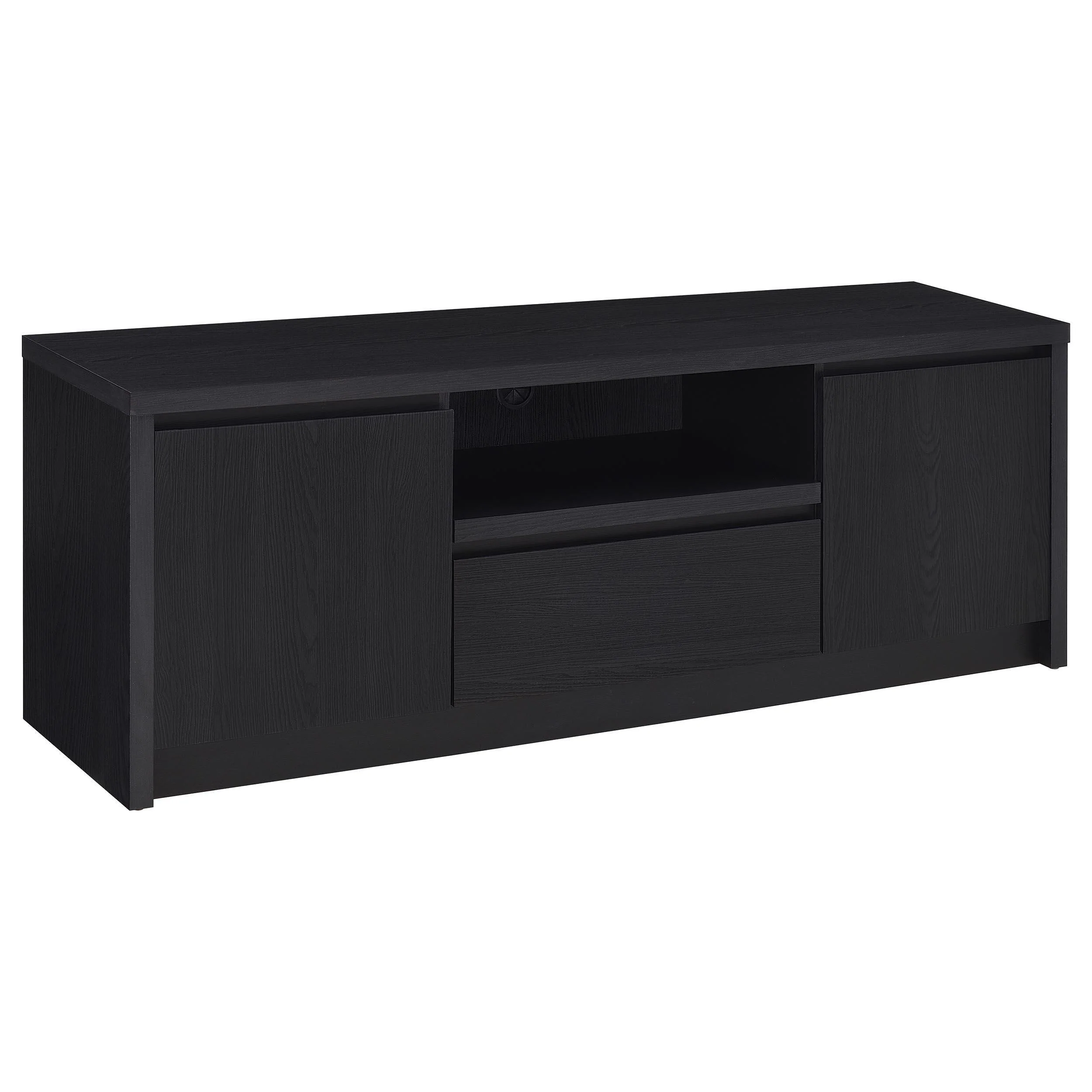 Winfield 3-piece Entertainment Center 60-inch TV Stand Black - Image 3