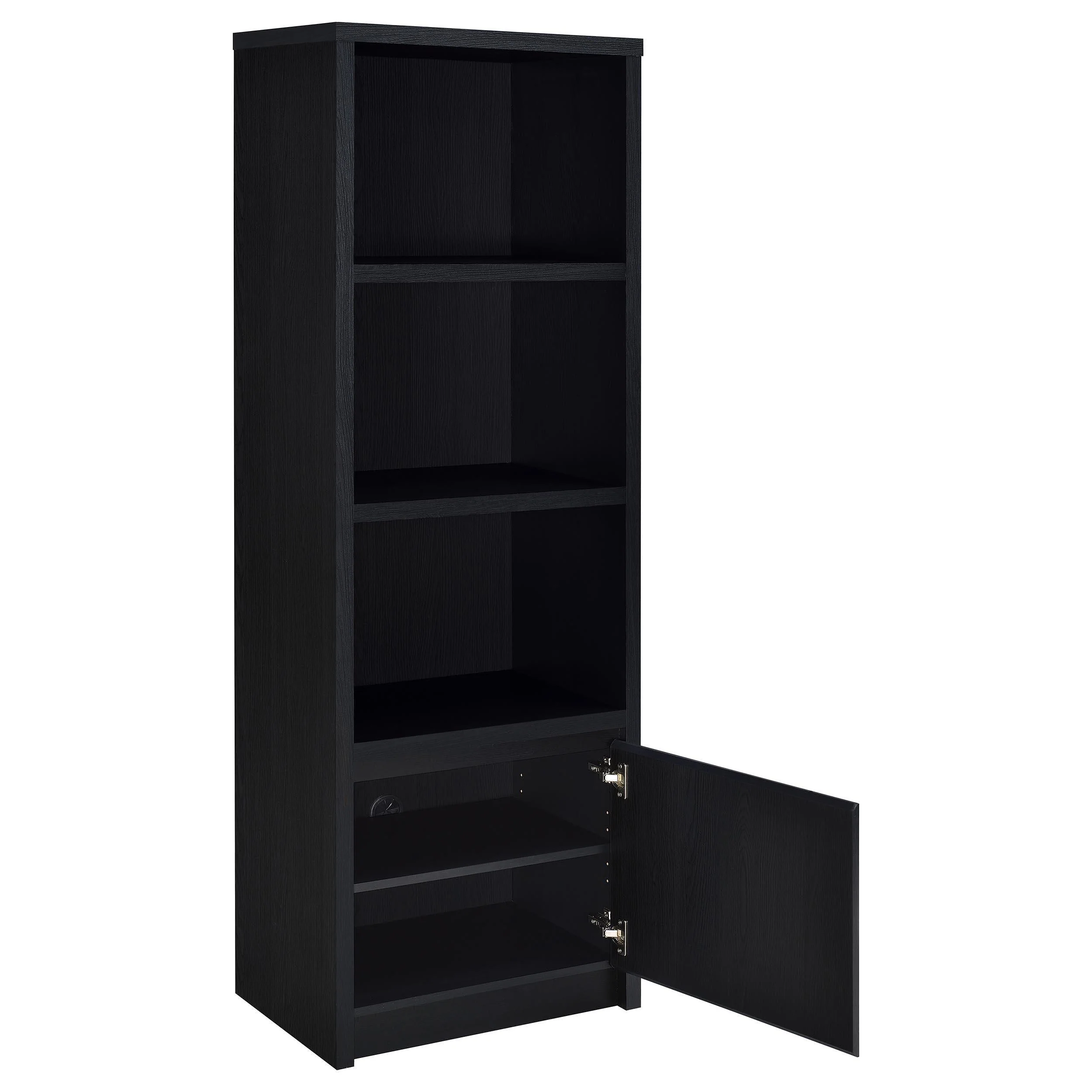Winfield 3-sheld Media Tower Entertainment Pier Black - Image 3