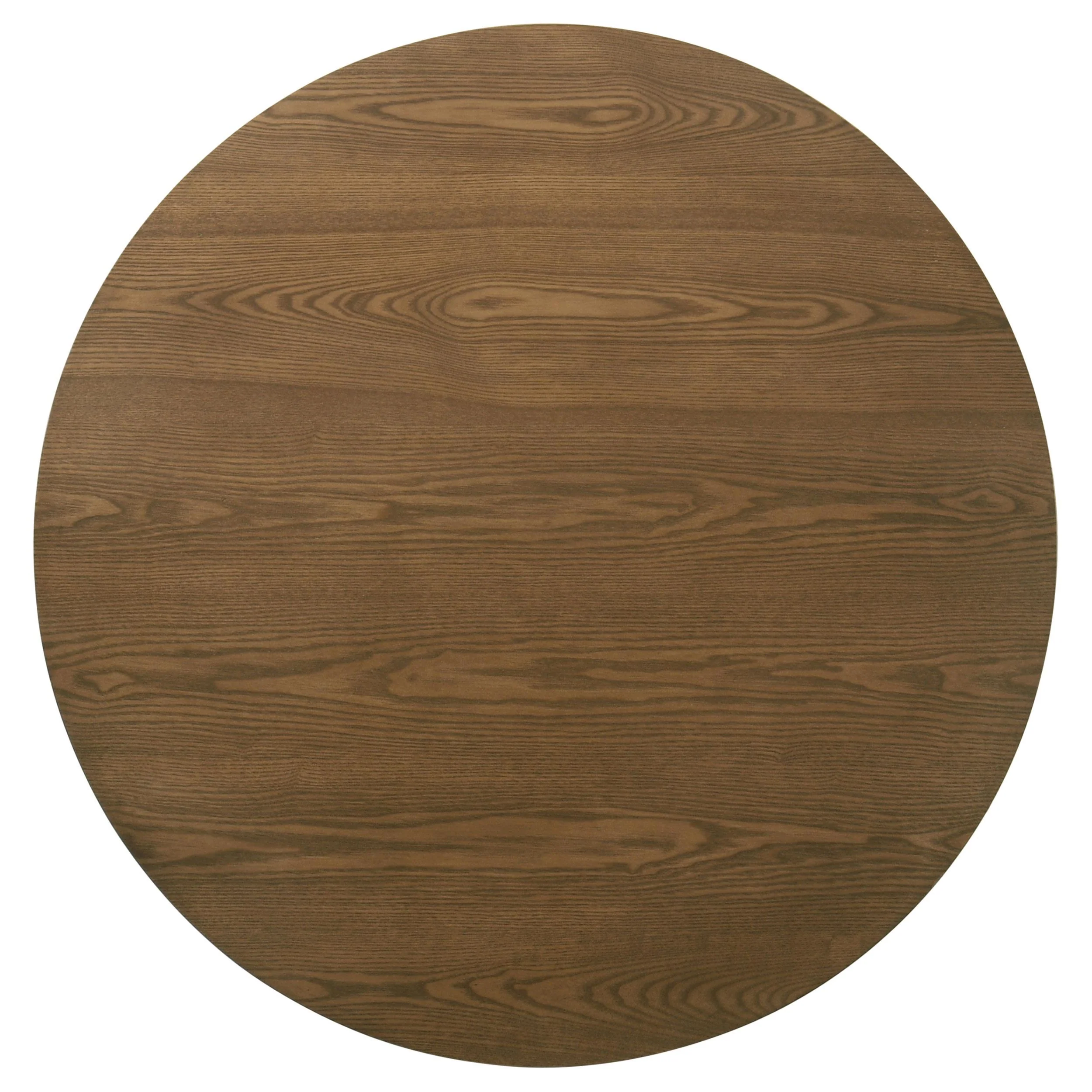 Franklin 36-inch Round Pedestal Coffee Table Dark Brown - Image 2