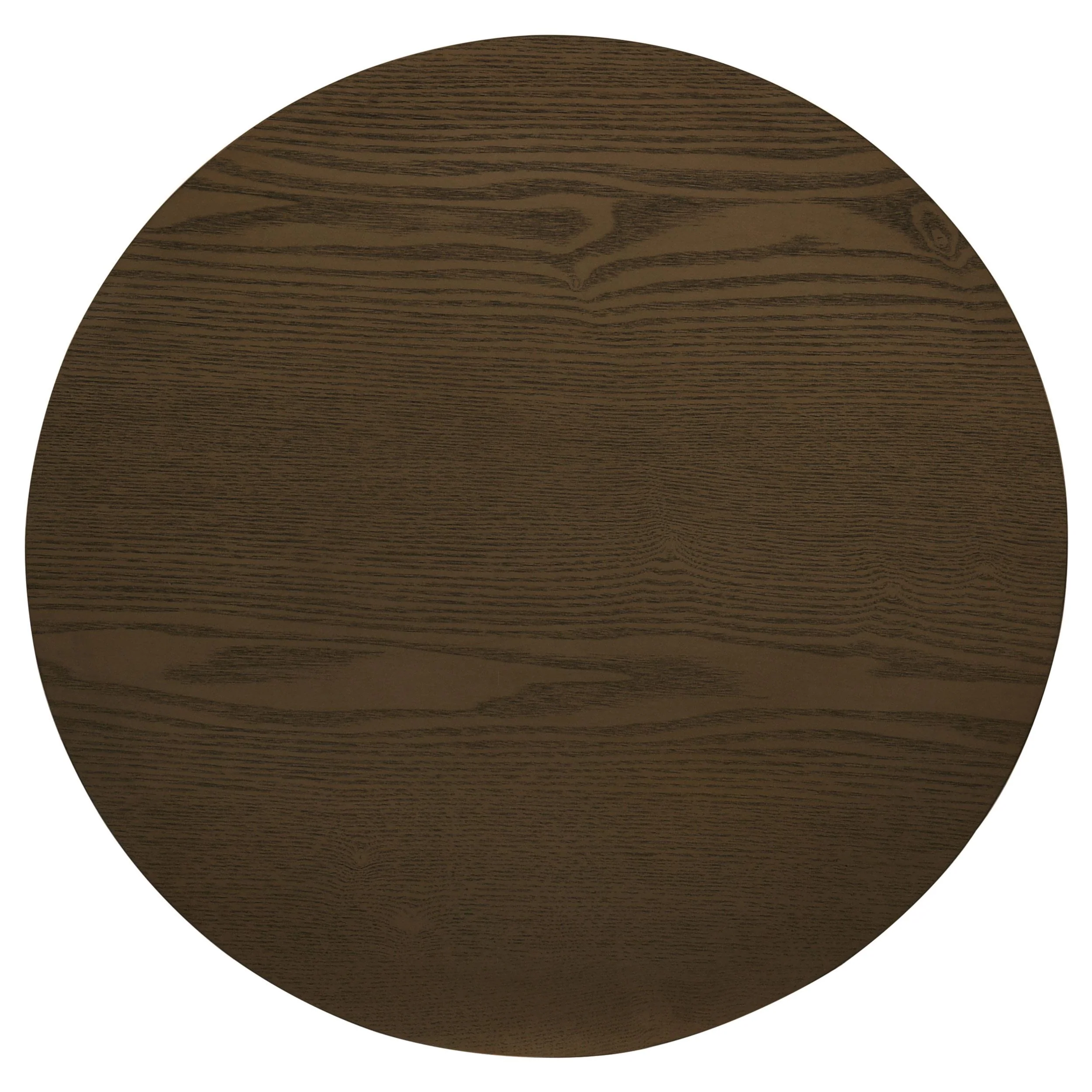 Hamlyn Round Fluted Occasional Side End Table Walnut - Image 3