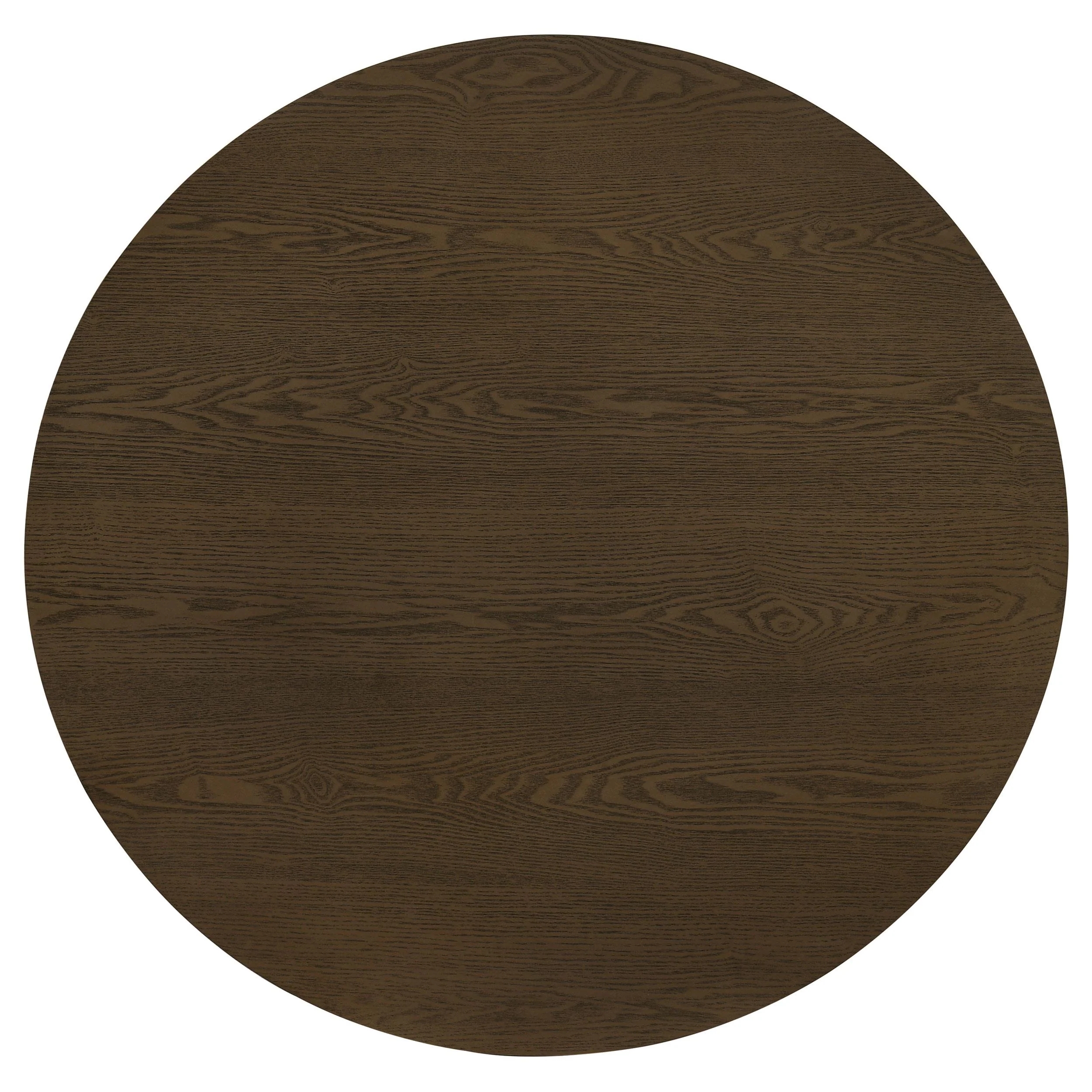 Hamlyn Round Fluted Occasional Cocktail Coffee Table Walnut - Image 3