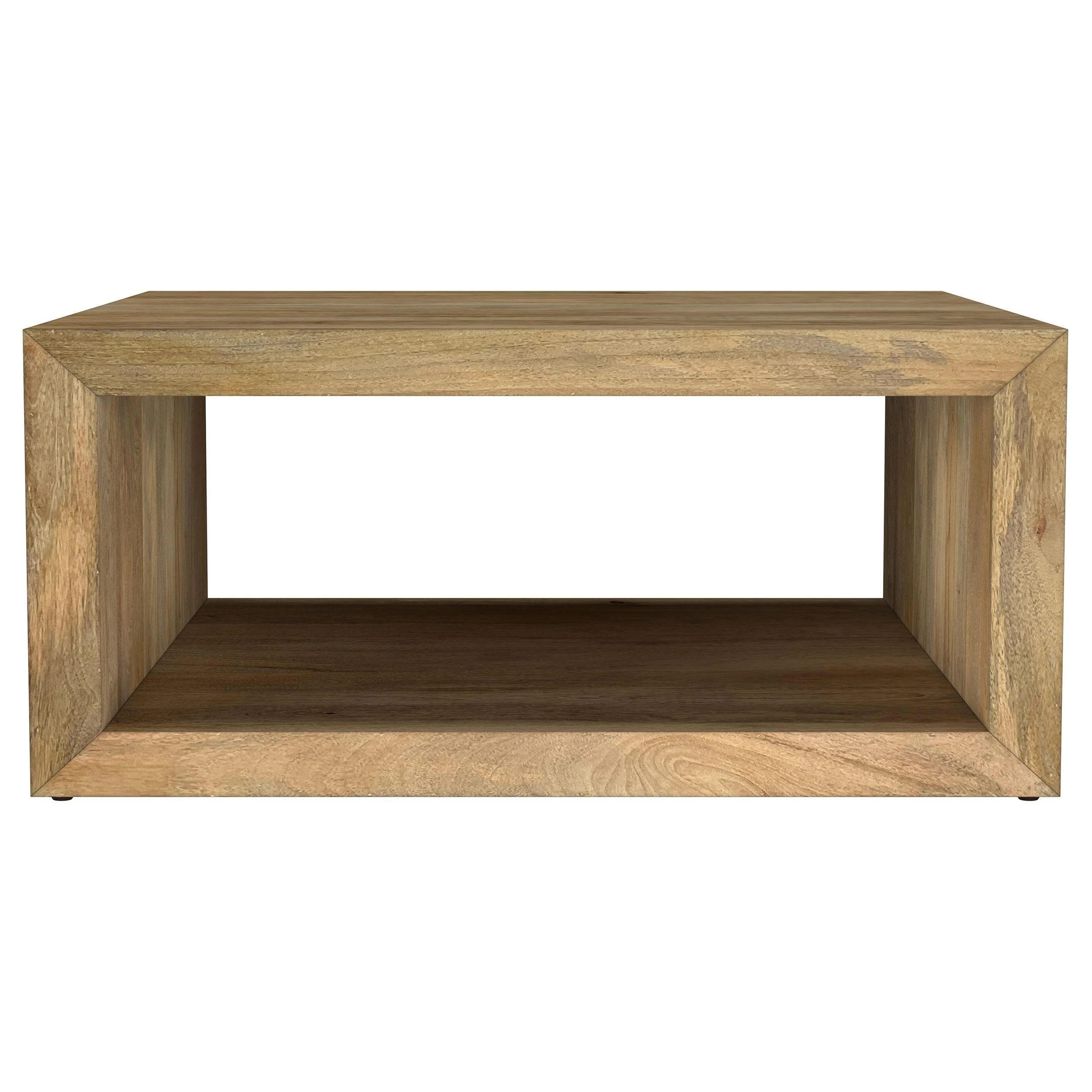 Benton Square Solid Mango Wood Coffee Table Natural - Image 3