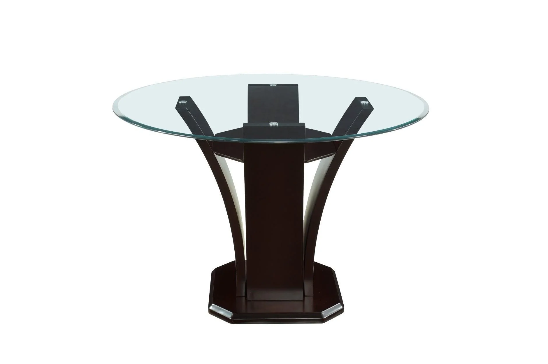 Daisy Round Dark Cherry Counter Height Set - Image 3