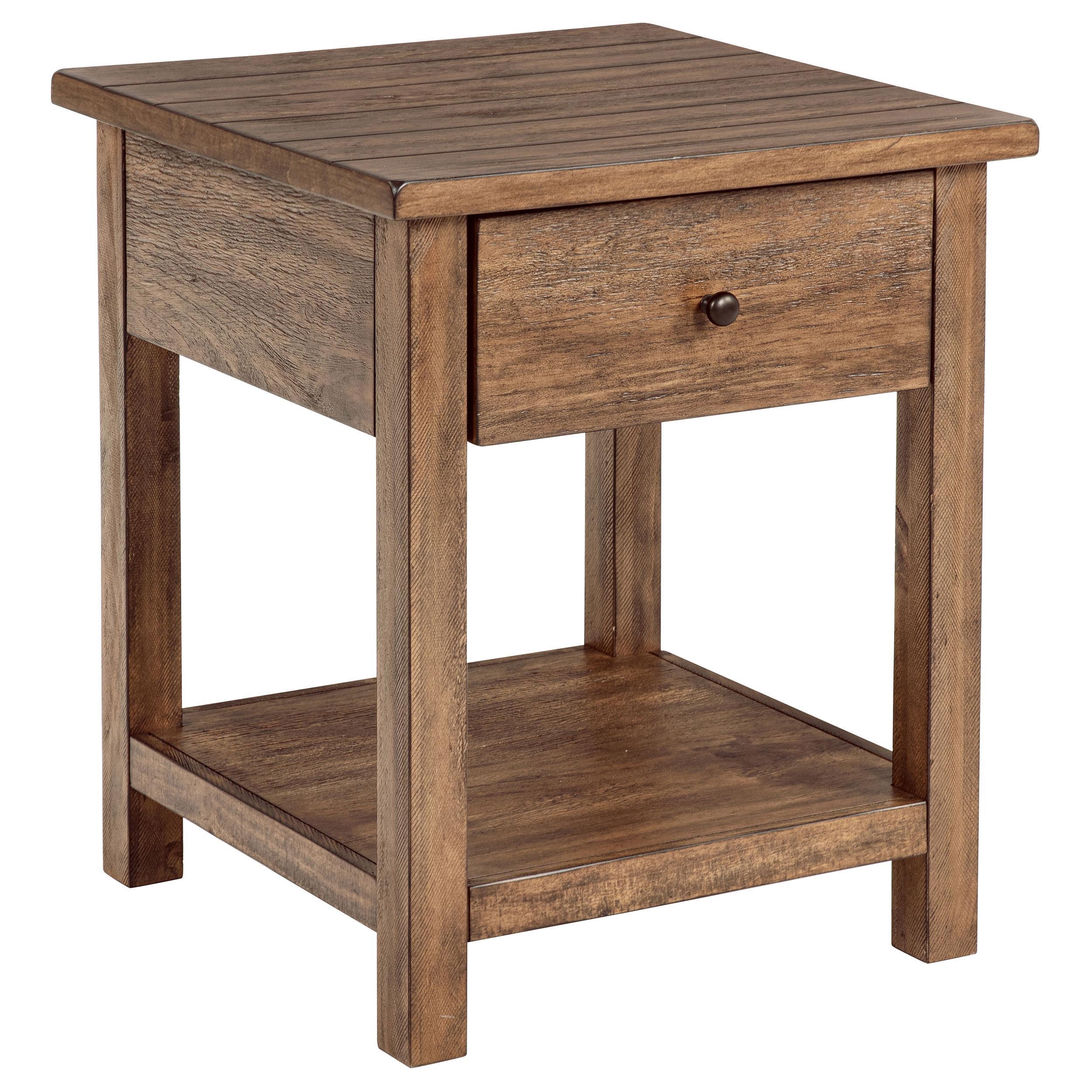 Payne 3-piece Coffee and 1-drawer End Table Set Brown - Image 3