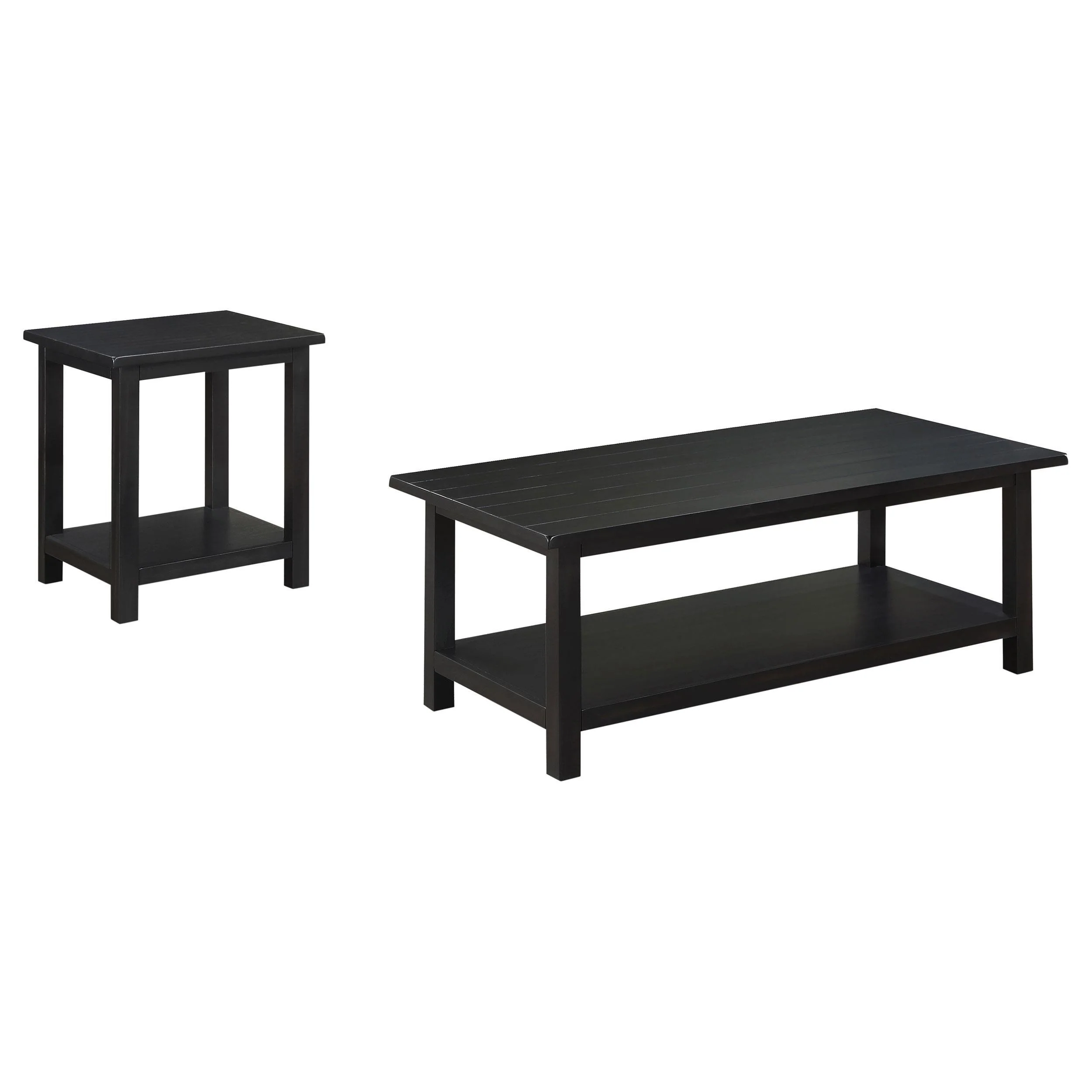 Payne 2-piece Coffee and End Table Set Distressed Java - Image 2
