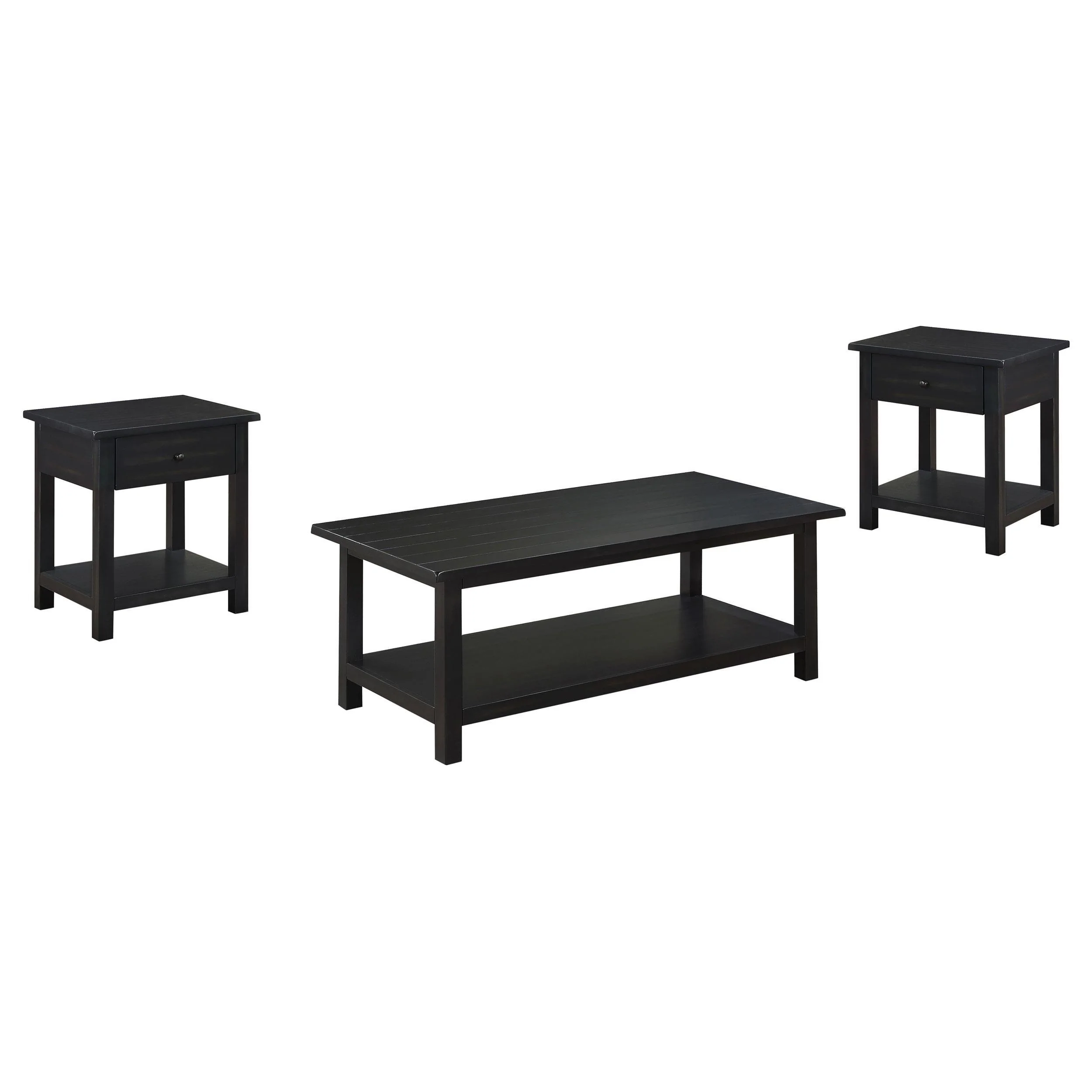 Payne 3-piece Coffee and 1-drawer End Table Set Java - Image 2