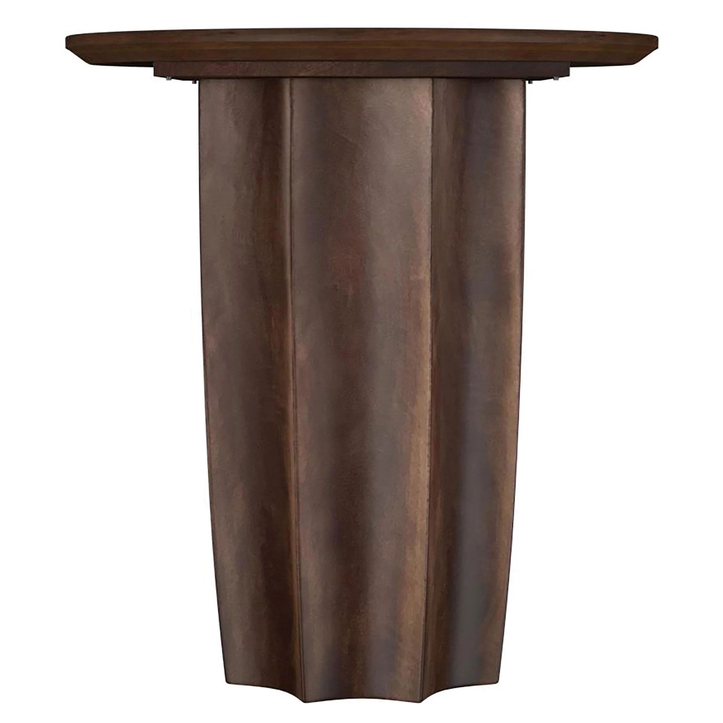 Cayenne 2-piece Solid Mango Wood Coffee Table Set Walnut - Image 3