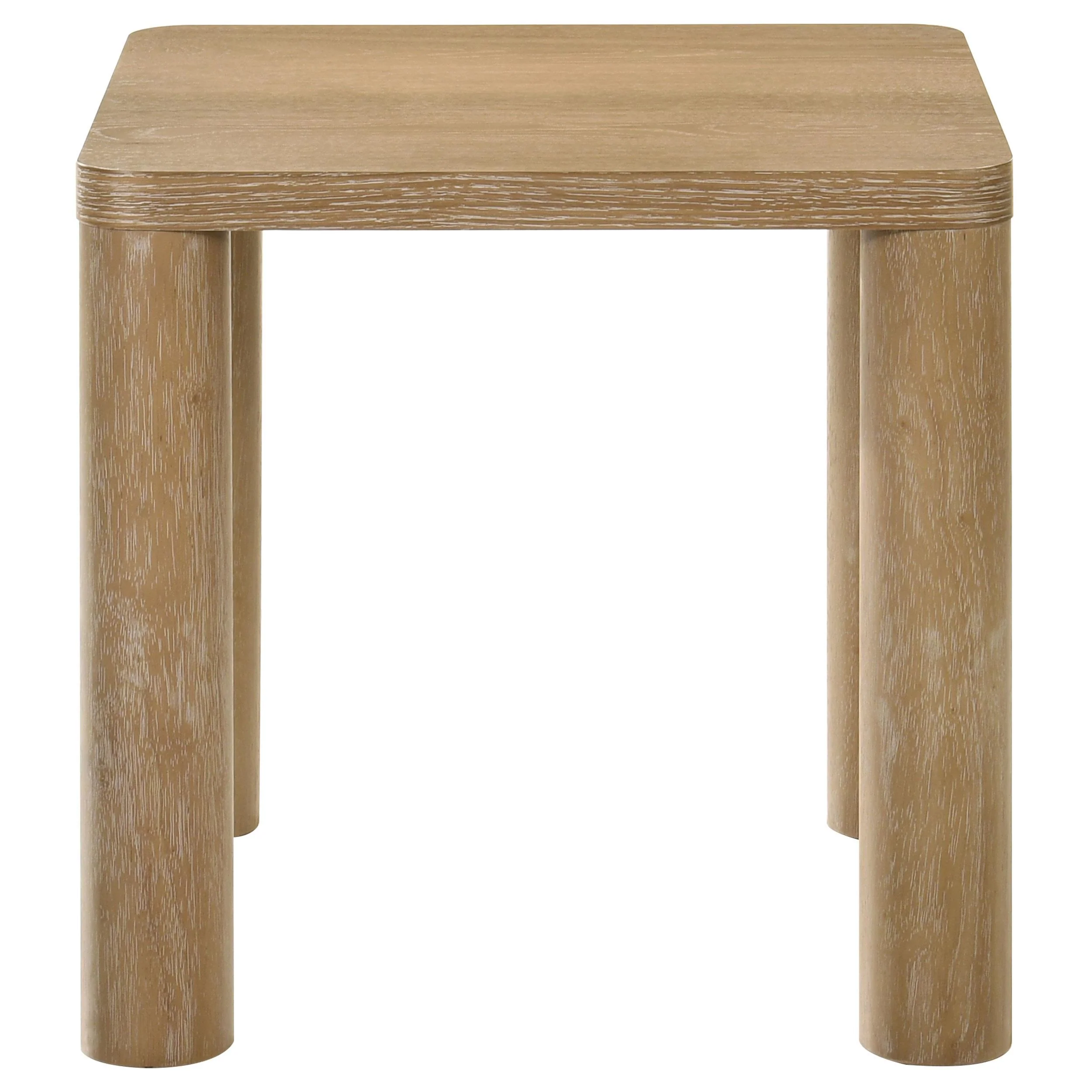 Castlewood Engineered Wood Accent Side End Table Light Oak - Image 3