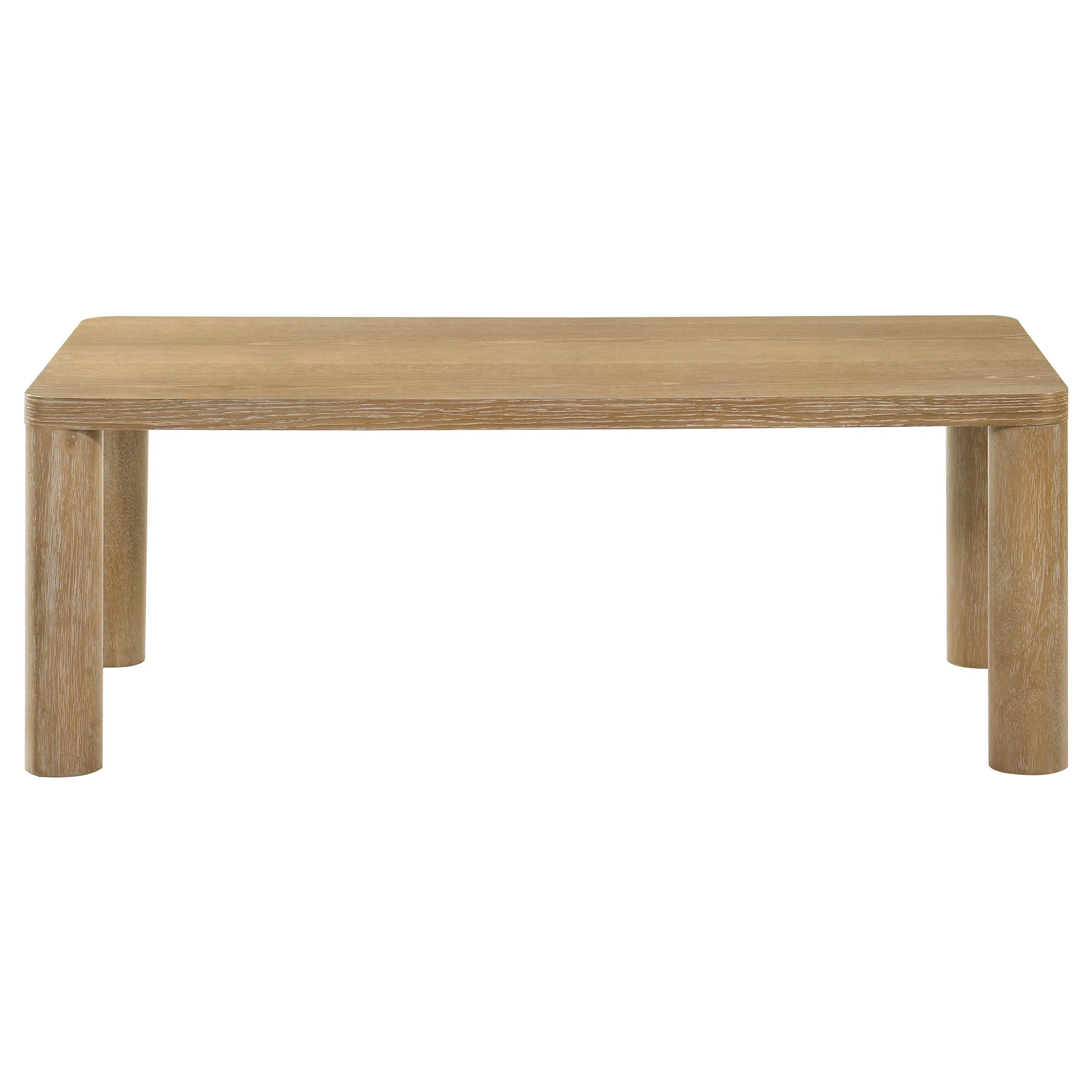 Castlewood Engineered Wood Cocktail Coffee Table Light Oak - Image 3