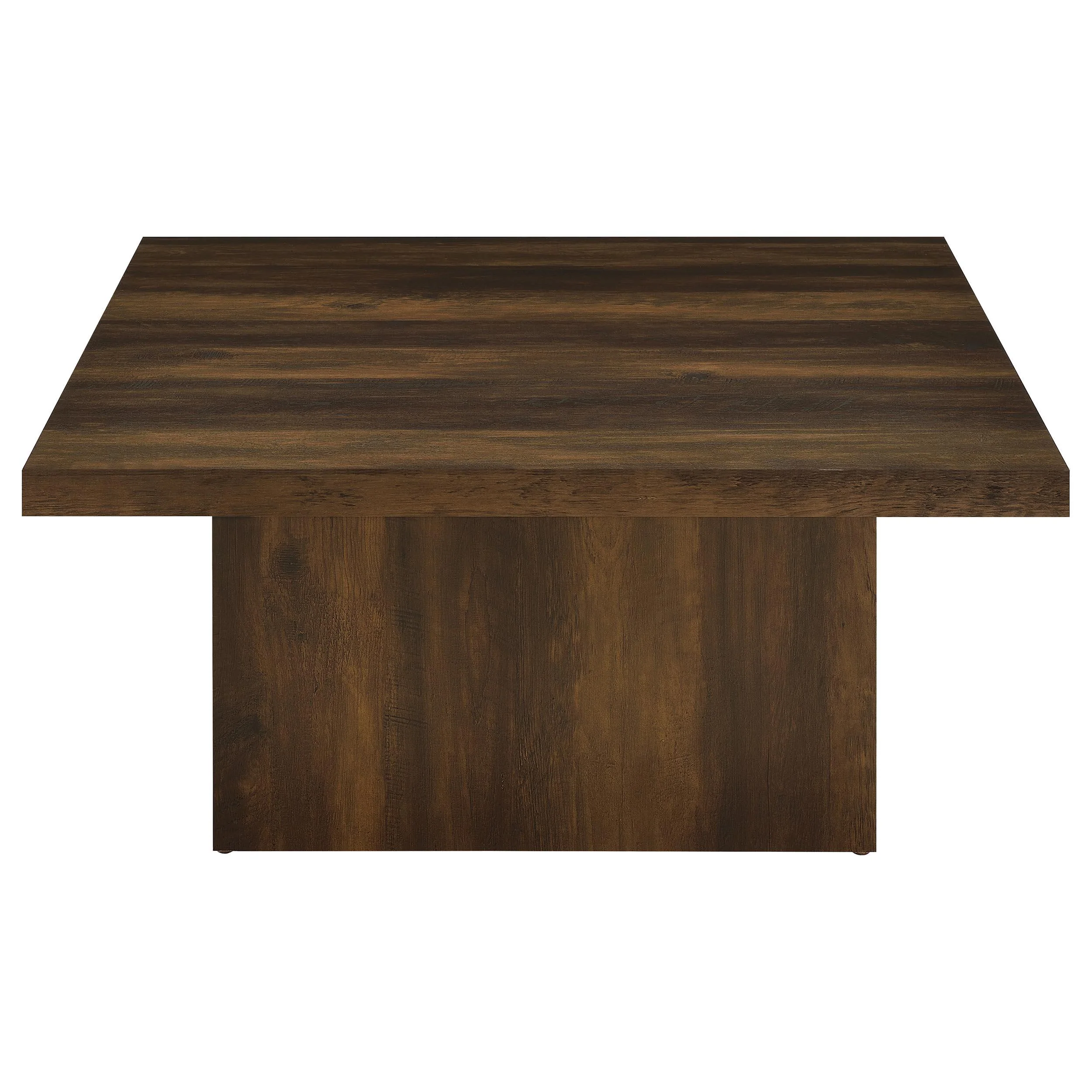 Devar Square Engineered Wood Cocktail Coffee Table Dark Pine - Image 3
