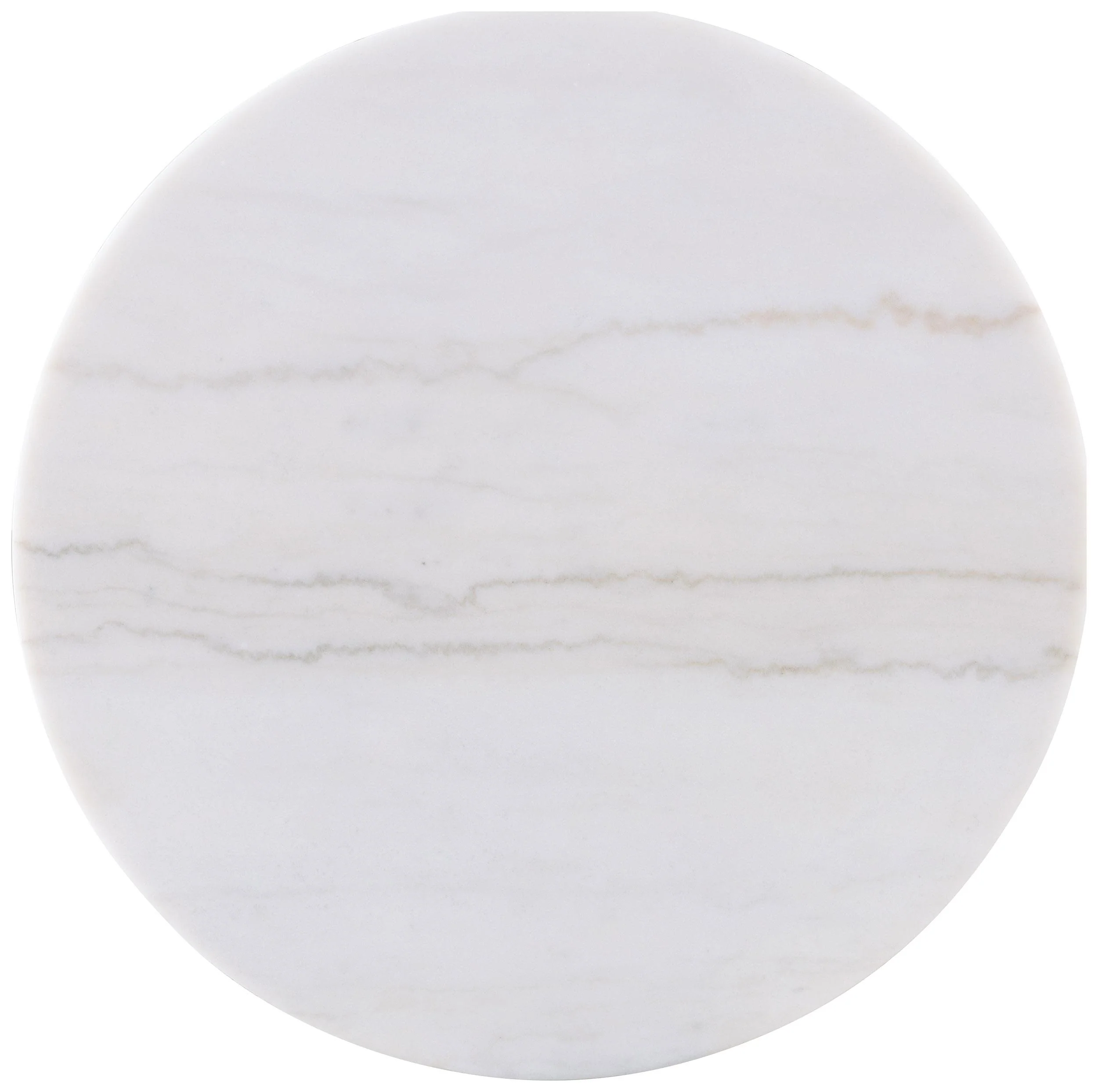 Jason Round White Marble Top Coffee Table Greige - Image 3