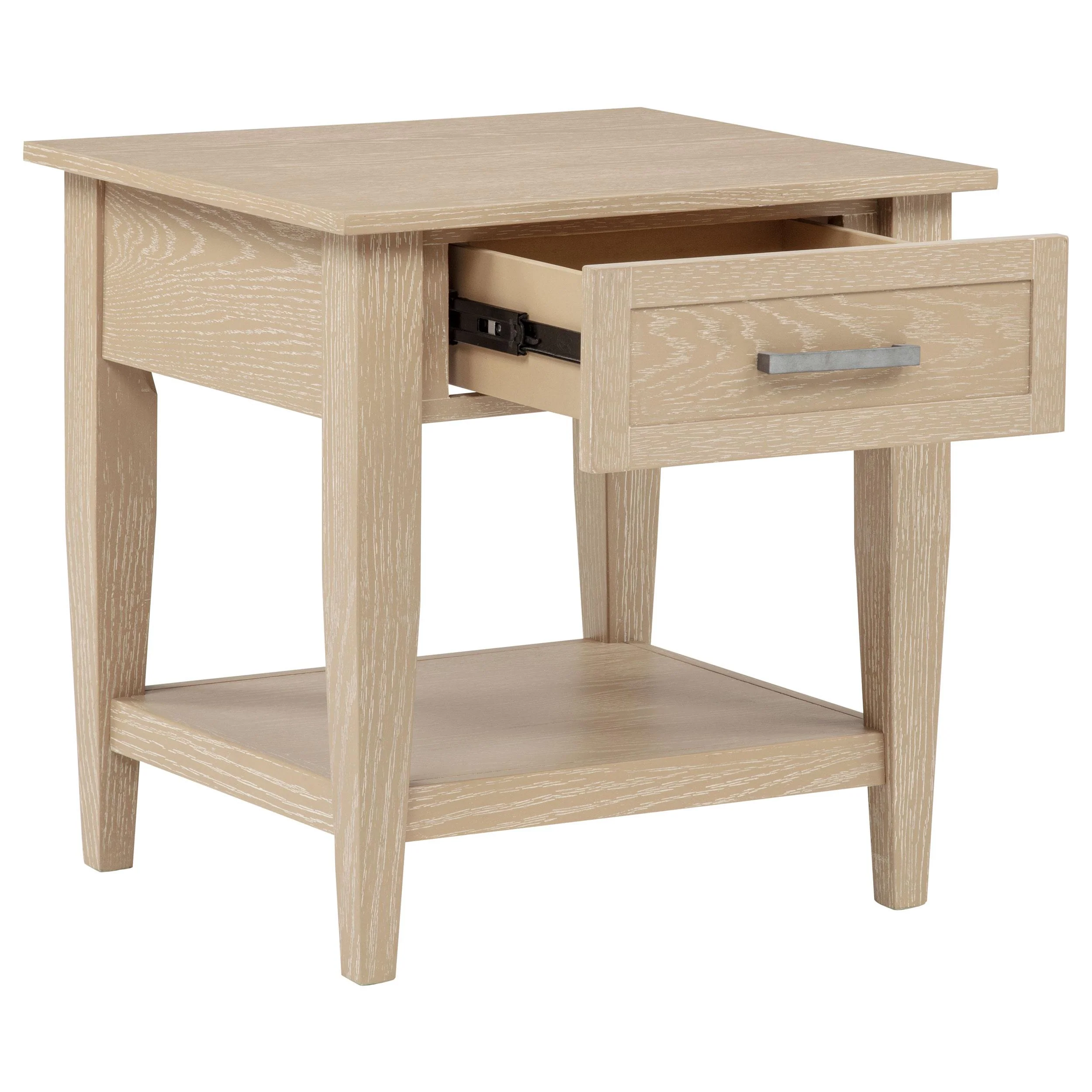Lindenton 1-drawer Wood Occasional Side End Table Blonde - Image 3