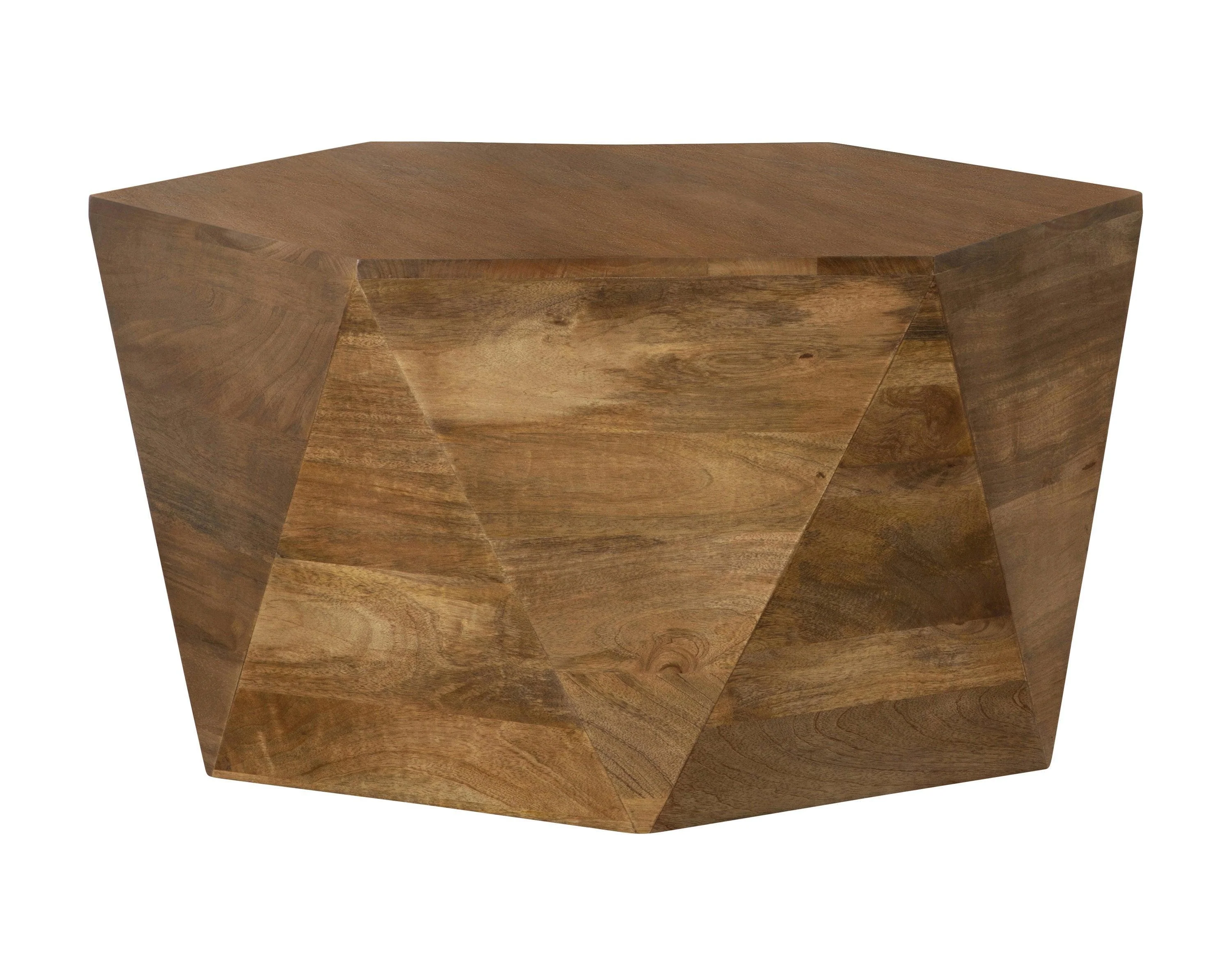 Zalika Hexagonal Coffee Table Natural - Image 2