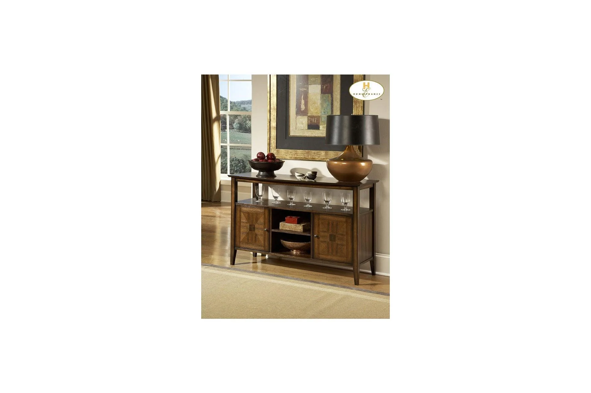 Verona Cherry Brown Faux Leather Counter Height Set - Image 2