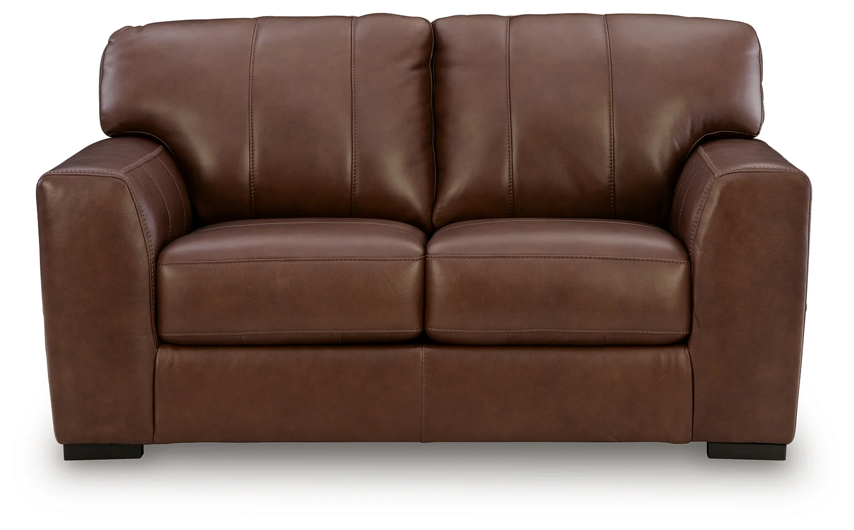 Brogliano Canyon Leather Loveseat - Image 3
