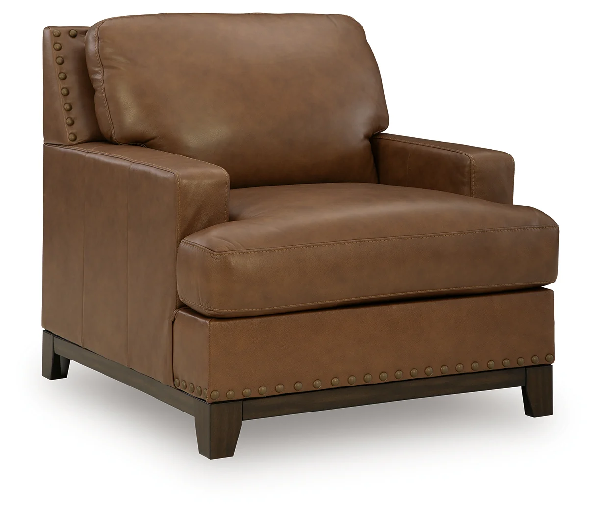 Saonara Amber Leather Chair - Image 2