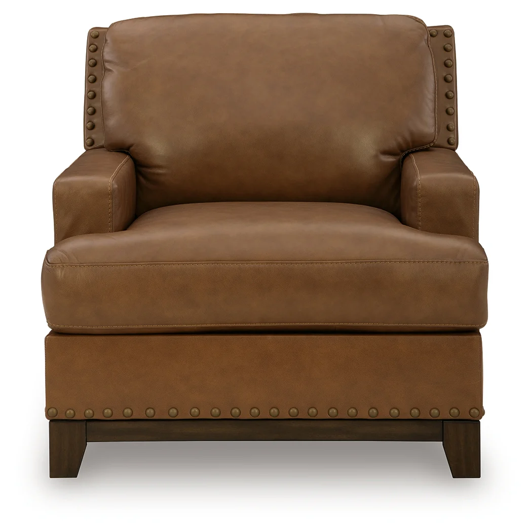 Saonara Amber Leather Chair - Image 3
