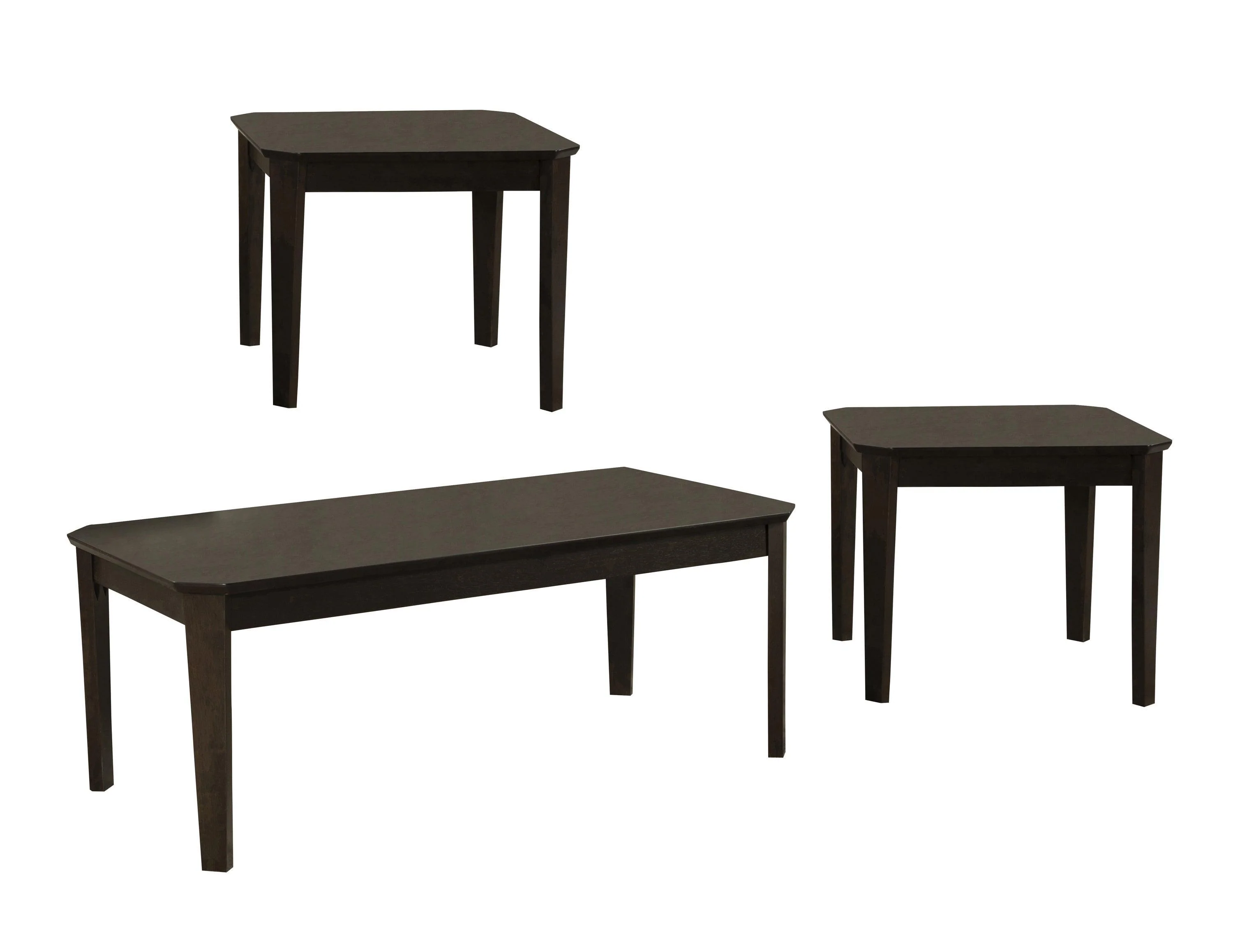 Amaro 3-Piece Occasional Set Dark Brown - Image 2