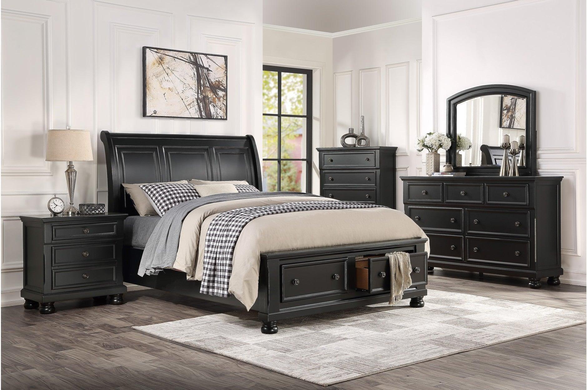 Laurelin Black Storage Bedroom Set - Image 1