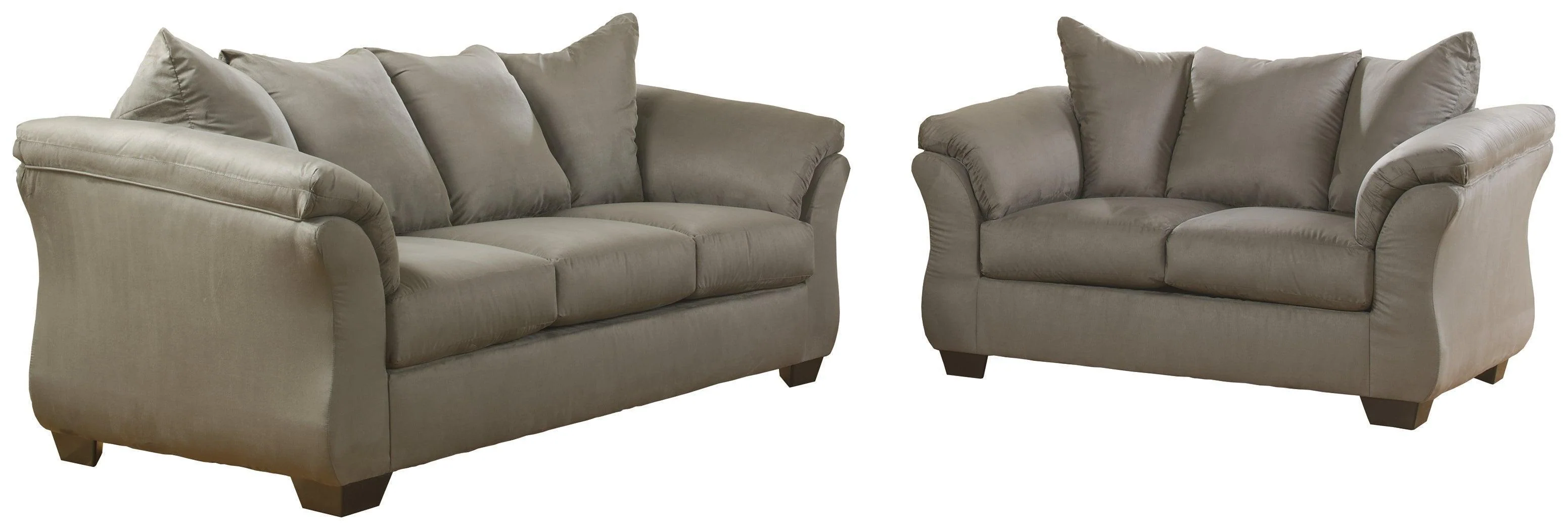 Darcy Cobblestone Sofa And Loveseat - Image 2