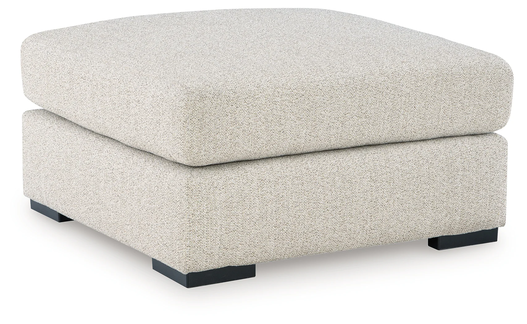Laurelgrove Pebble Chenille,Performance Fabric,Next-Gen Nuvella™ Oversized Accent Ottoman - Image 2