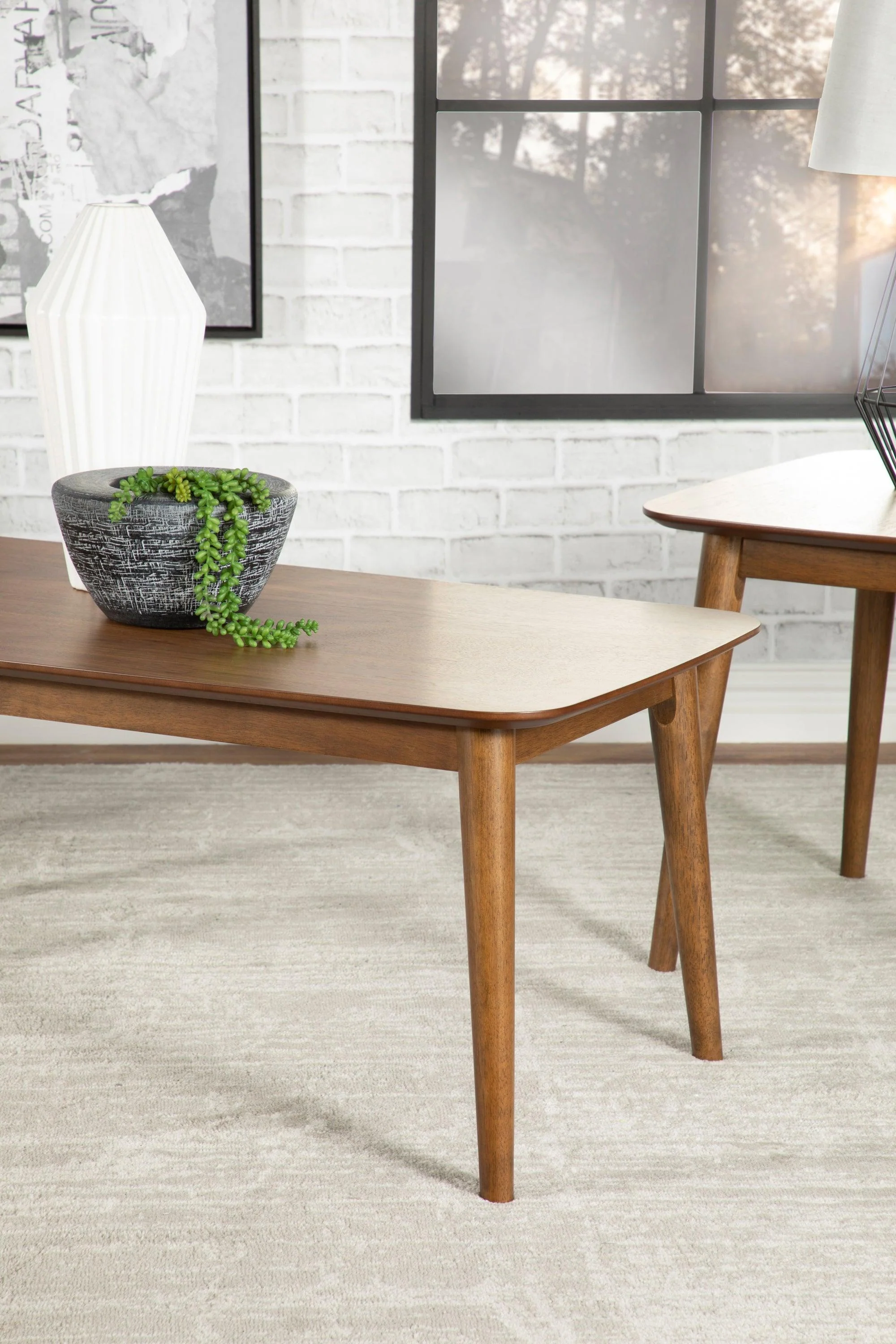 Radley 3-Piece Occasional Set Natural Walnut - Image 2