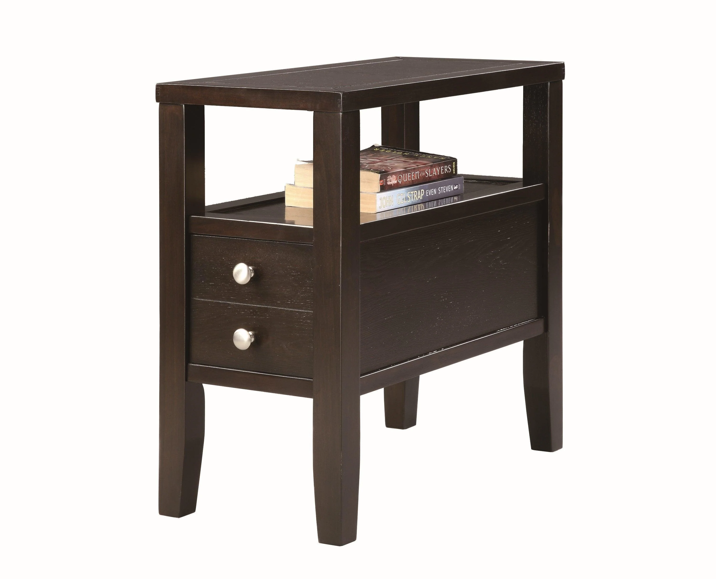 Matthew Deep Brown Side Table - Image 3